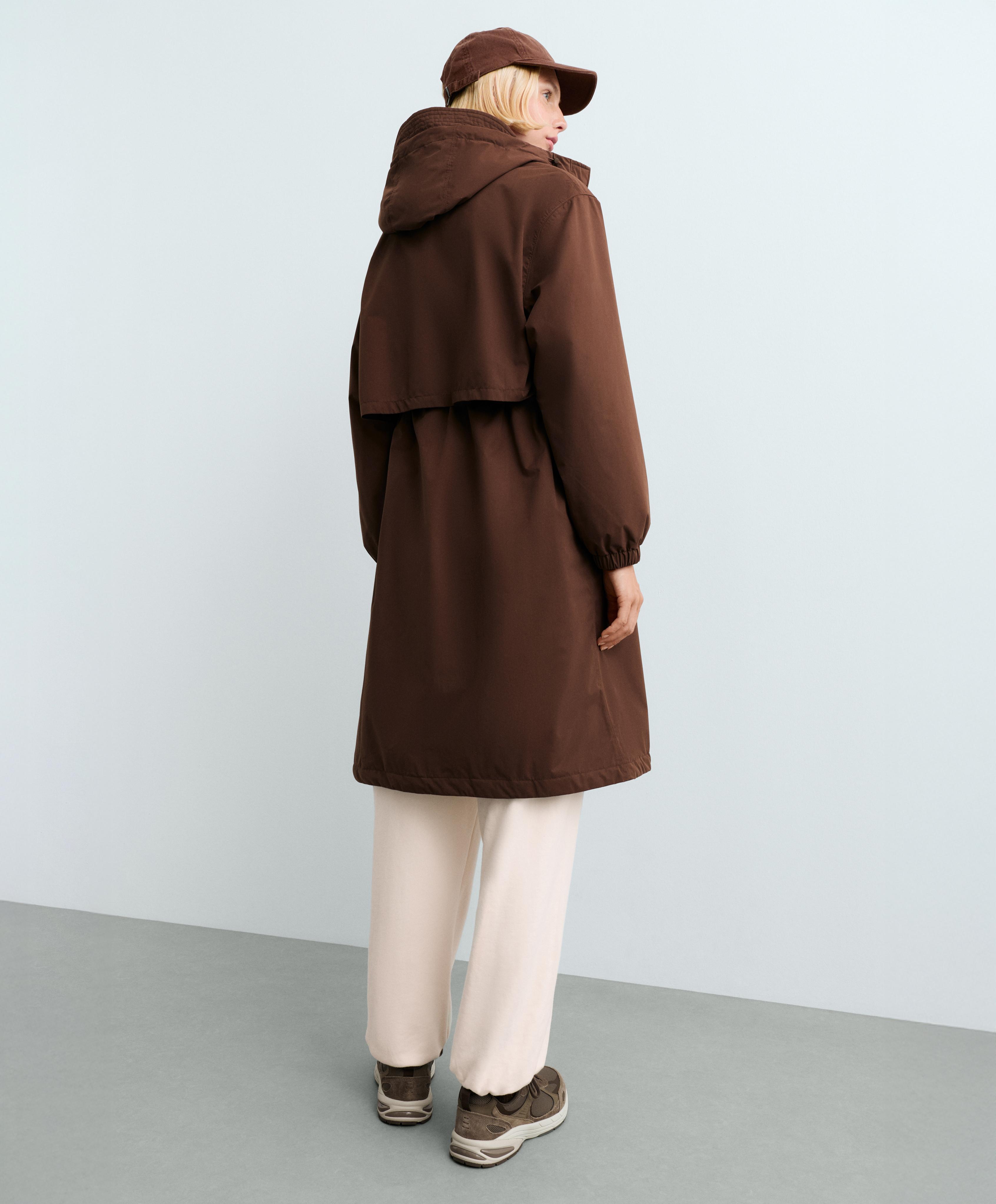 FELLEX® AEROGEL 10K waterproof long padded jacket — BROWN