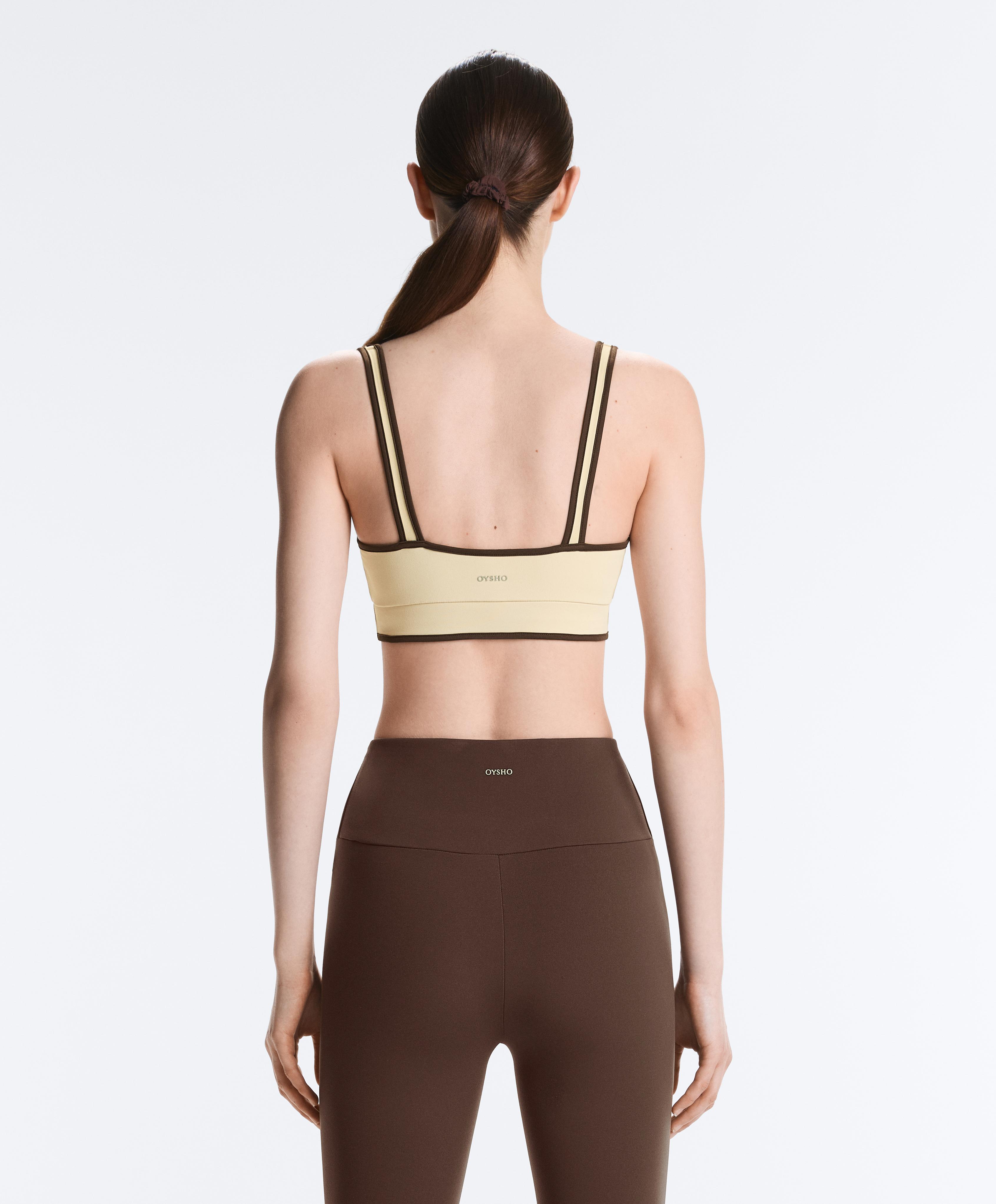 Comfortlux contrast tank top — VANILLA