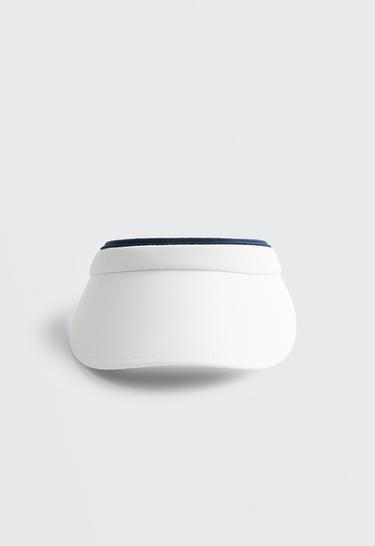 Contrast sports visor — WHITE  1