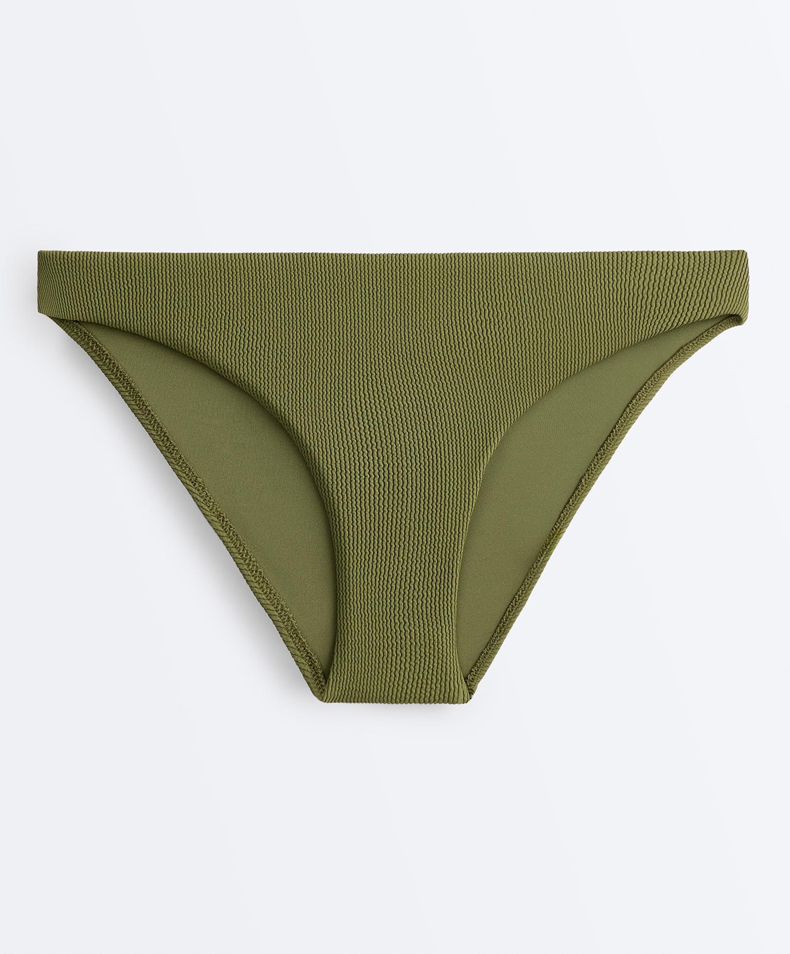 Rib classic bikini briefs — LIGHT KHAKI
