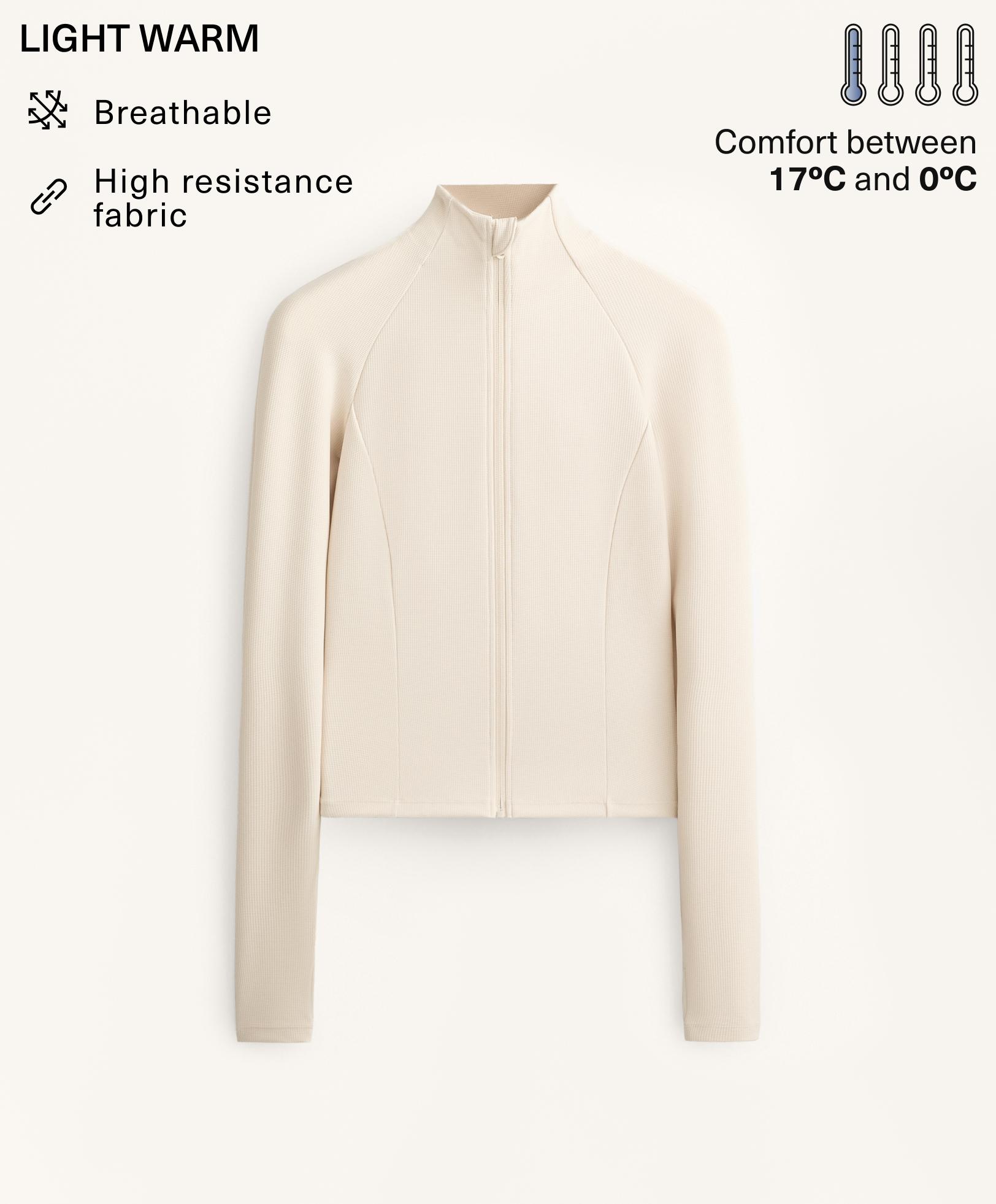 Light warm Waffle technical jacket Light warm Waffle technical jacket