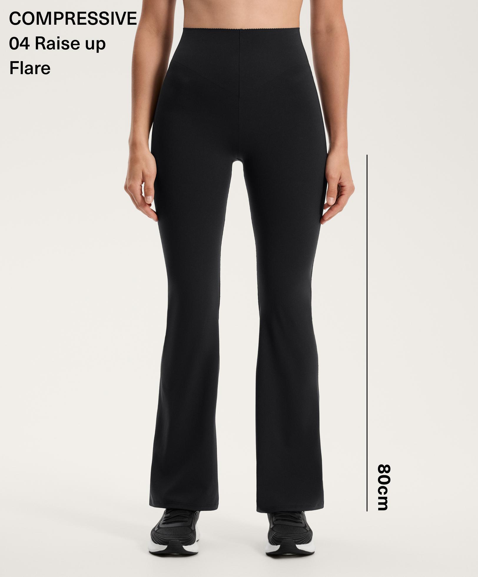 Raise Up compressive flare trousers
