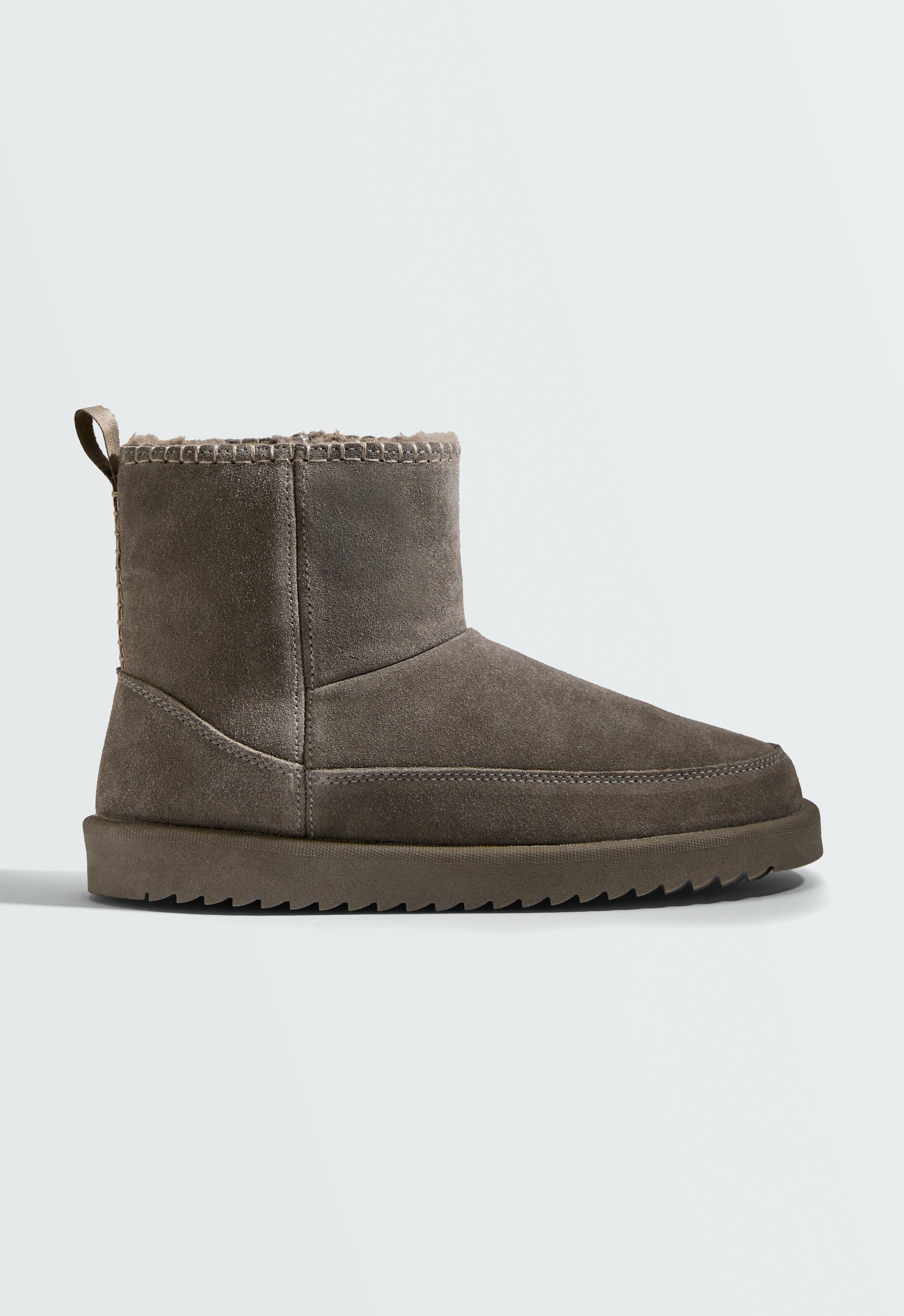 Leather ankle boots