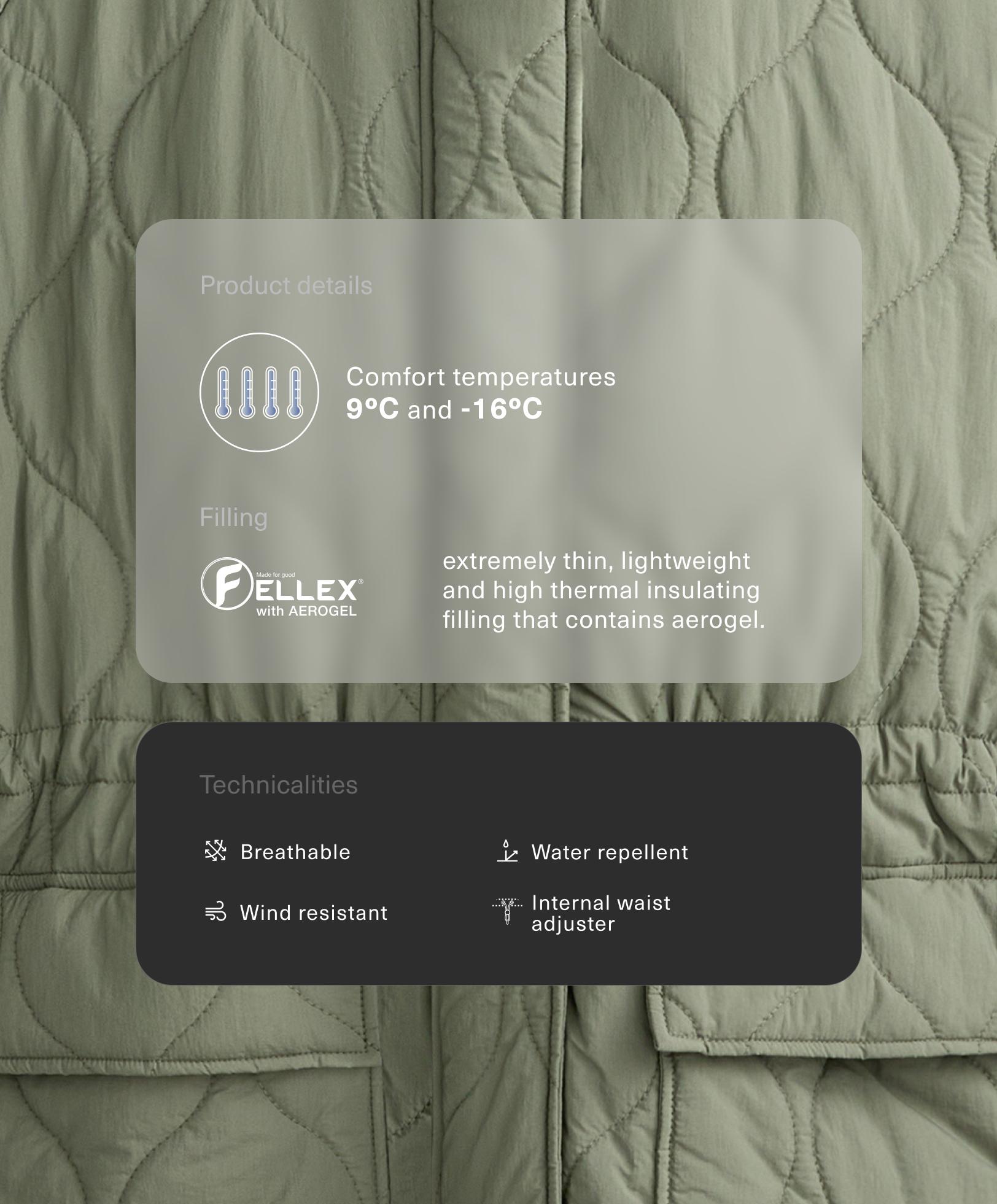 Легкая утепленная водоотталкивающая куртка FELLEX® с AEROGEL - Распродажа