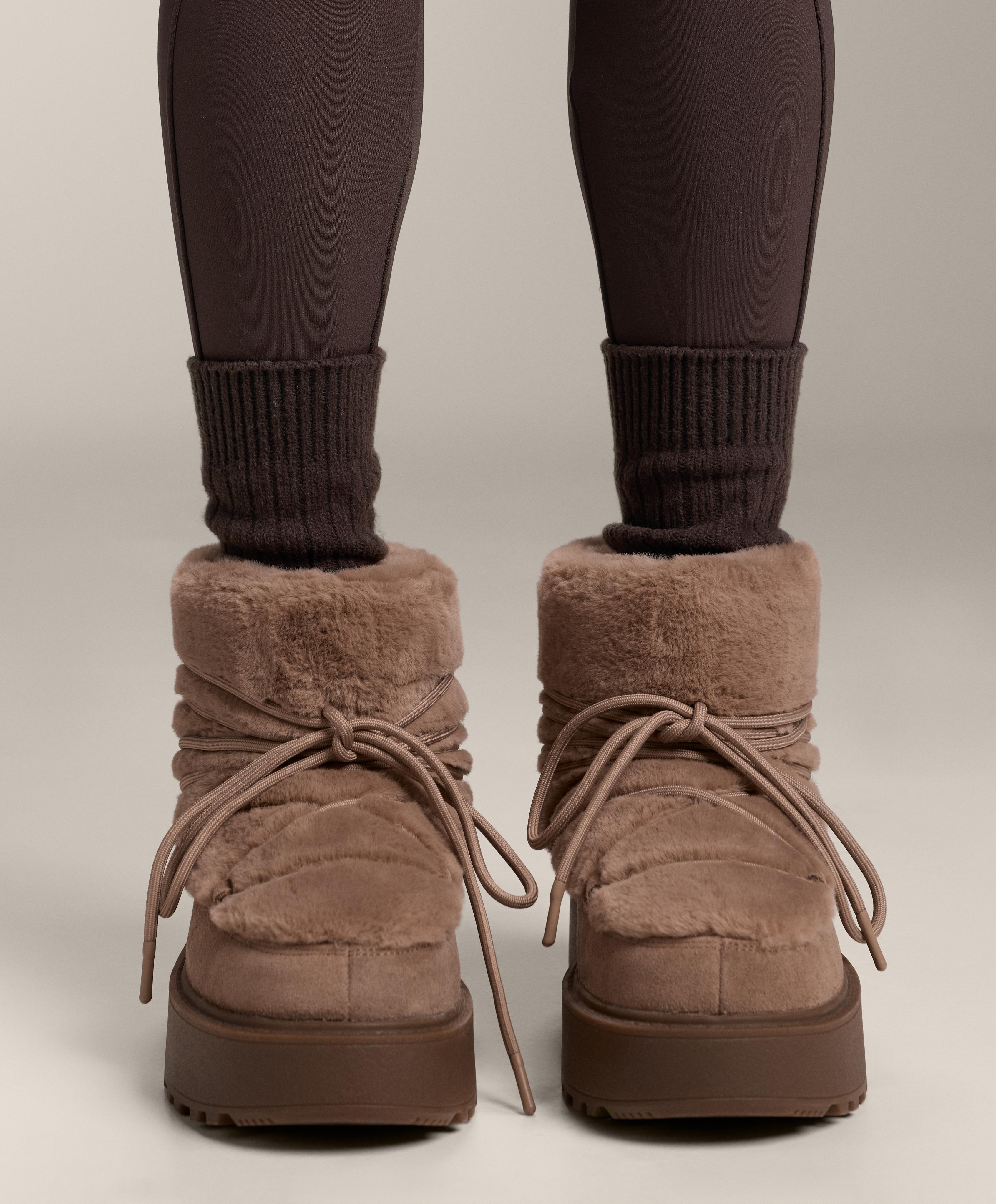 2 Pairs of Classic Ribbed Socks — CHOCOLATE