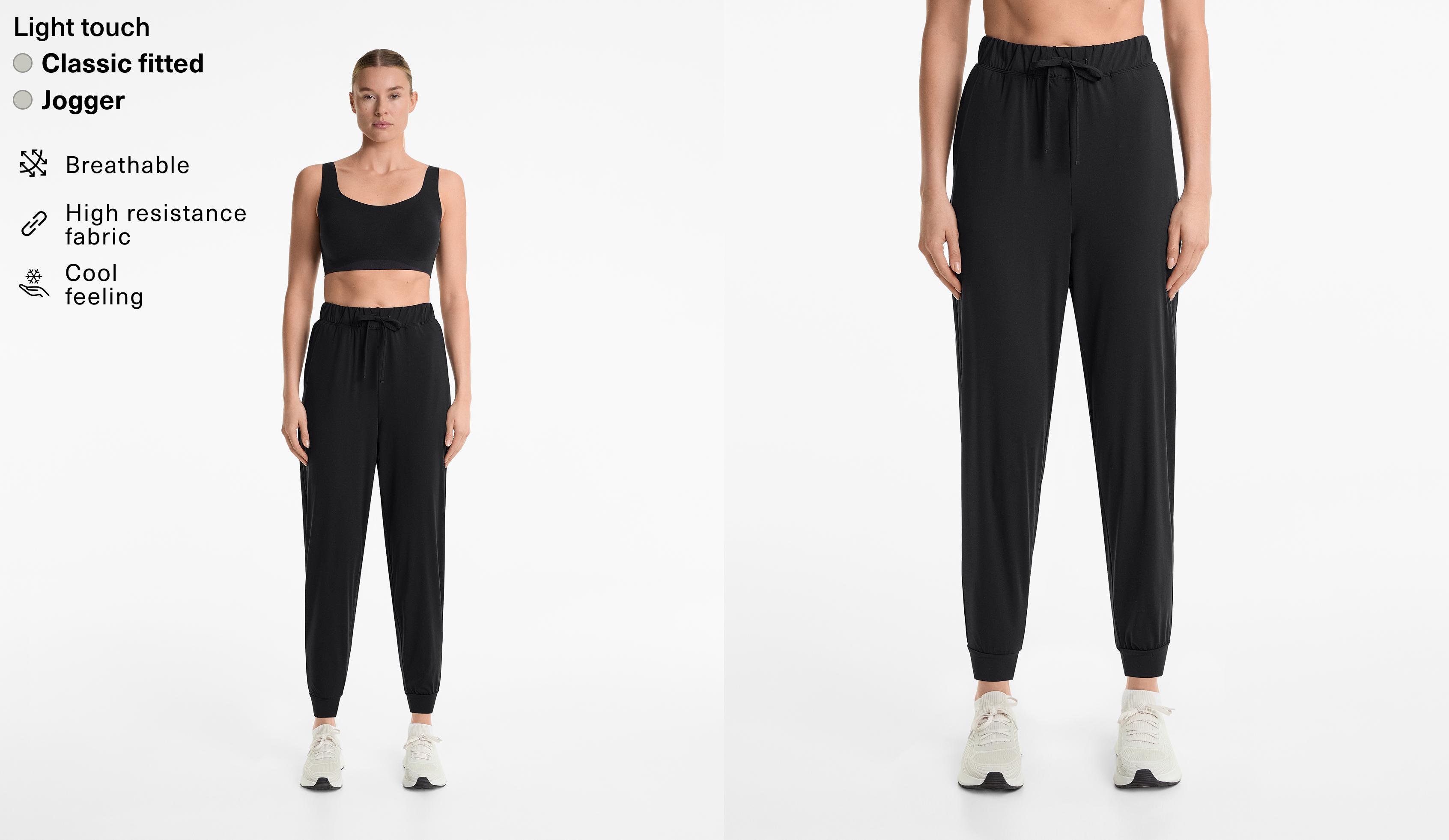 Classic light-touch fitted joggers