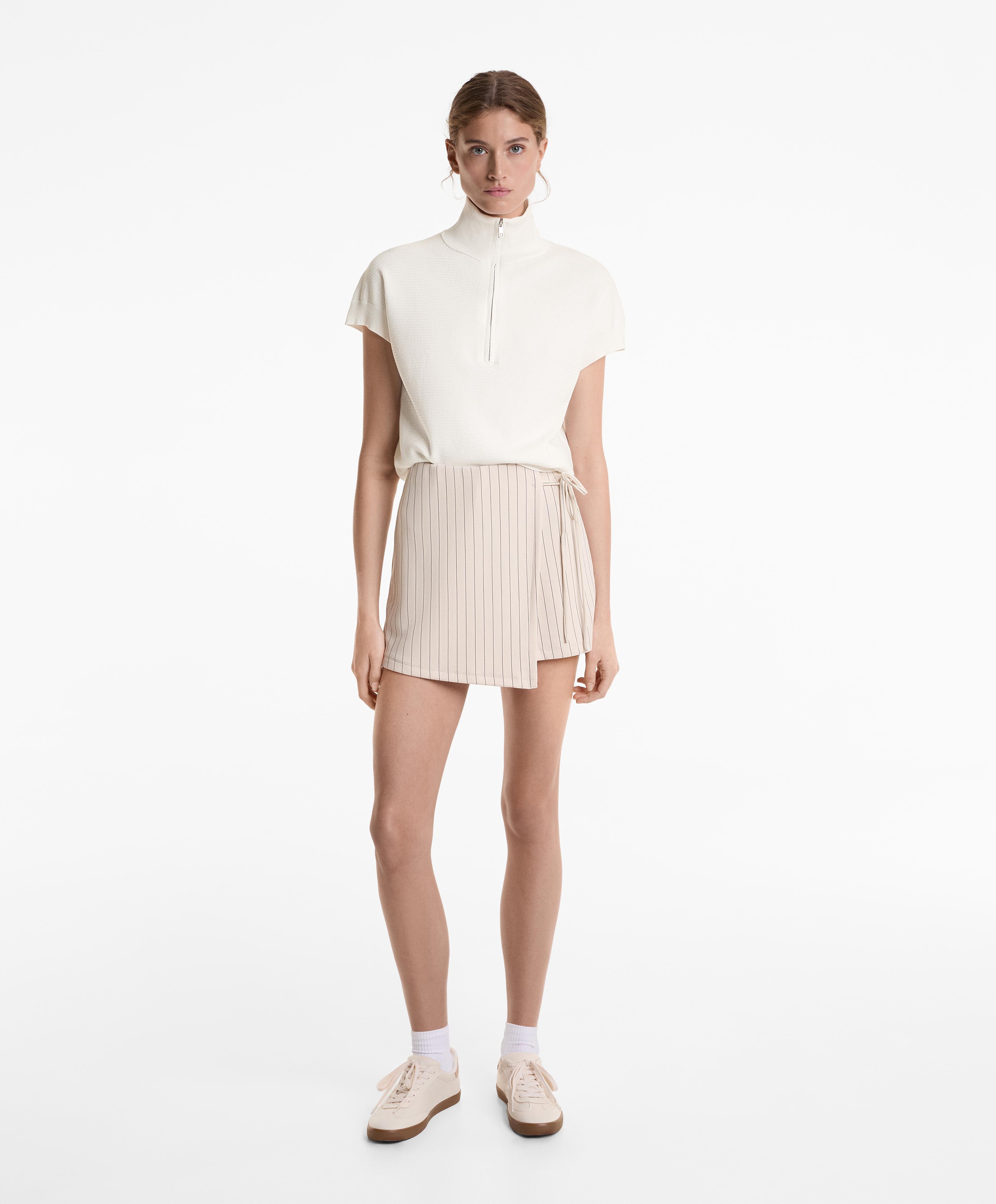 Shorts z wiązaniem z modalu o miękkim dotyku - Wyprzedaż Shorts z wiązaniem z modalu o miękkim dotyku - Wyprzedaż