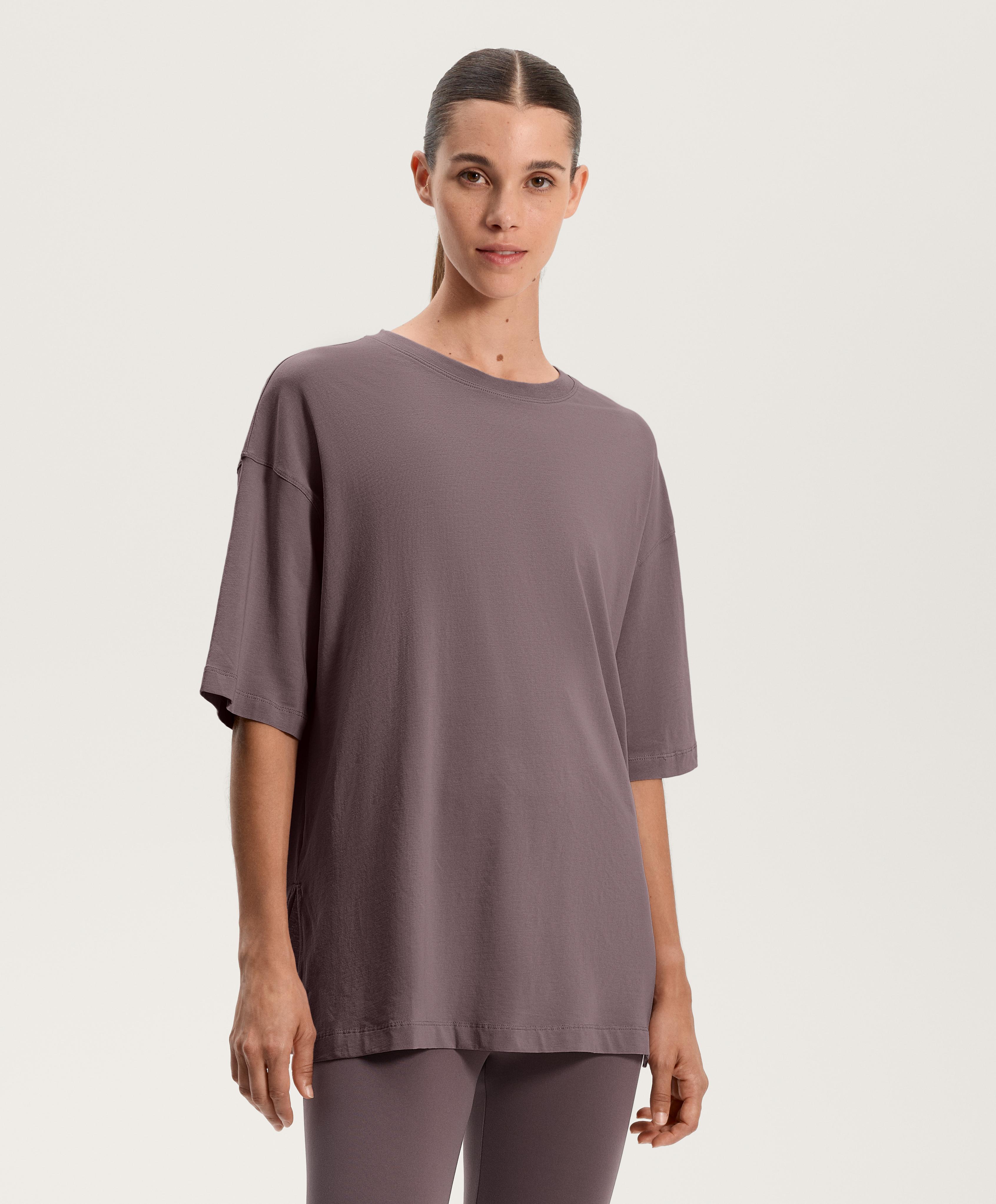 Pamuklu kısa kollu t-shirt