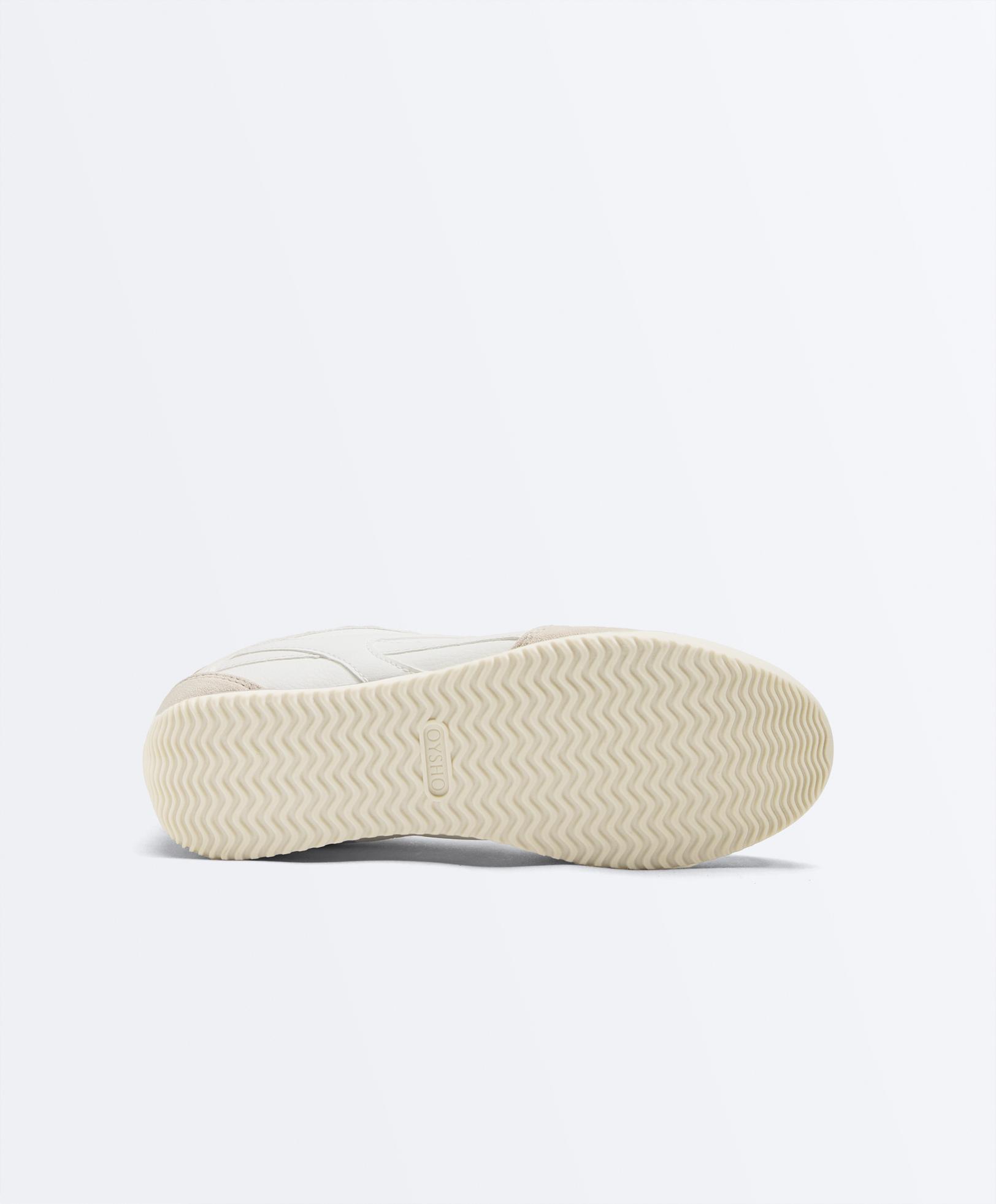 Retro-style trainers — WHITE