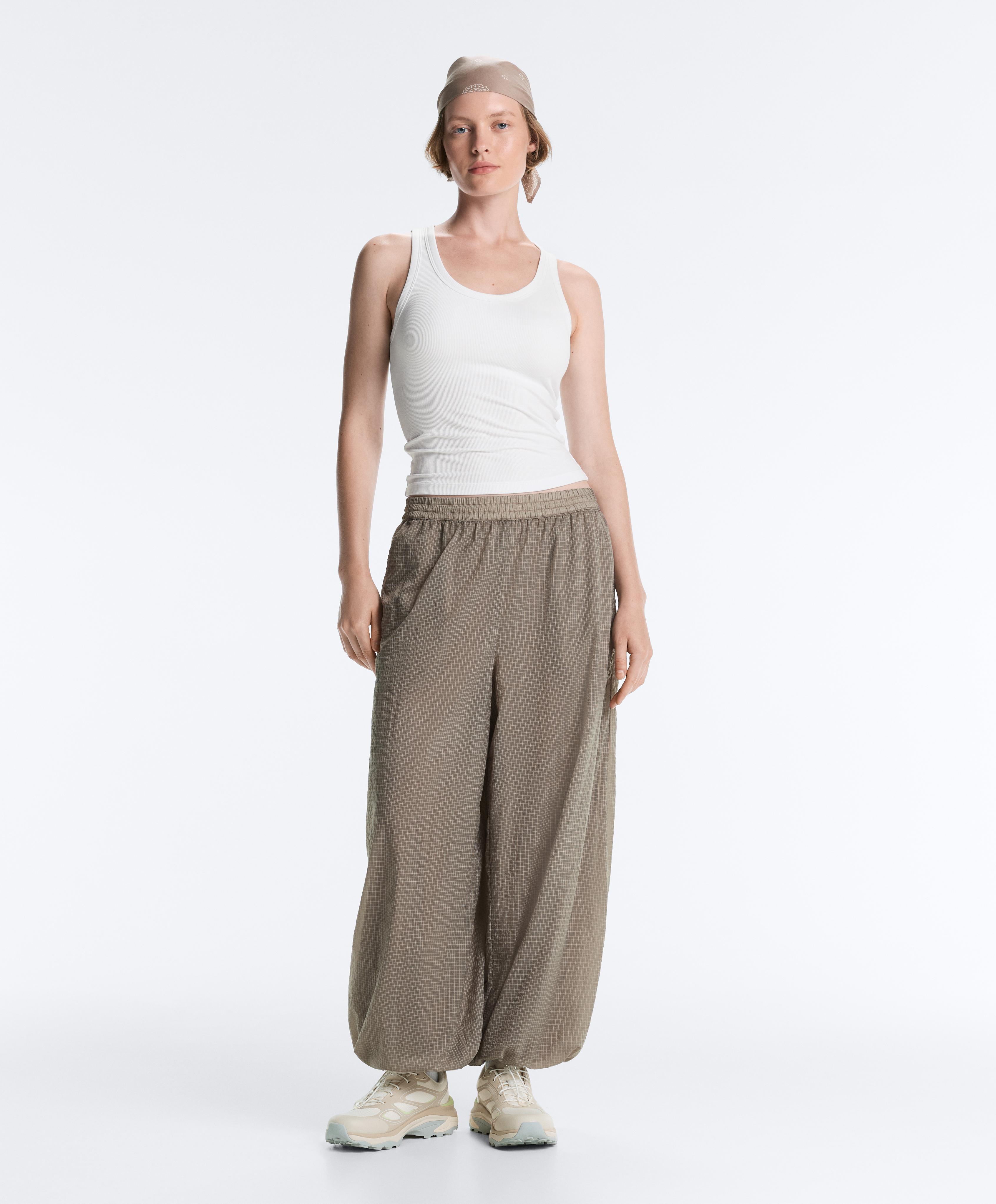 Rib modal blend tank top — WHITE