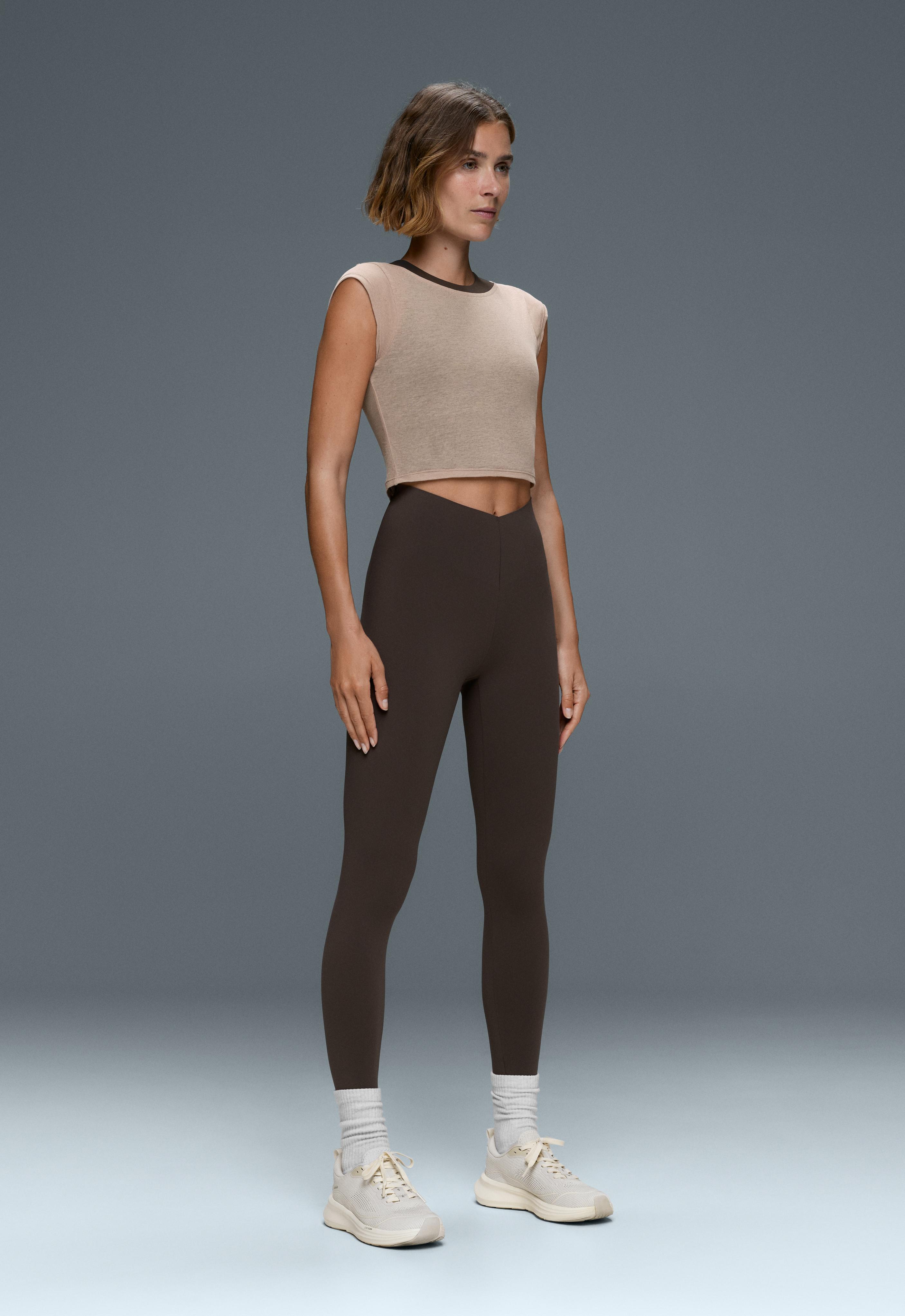 Comfortlux contrast layered tank top