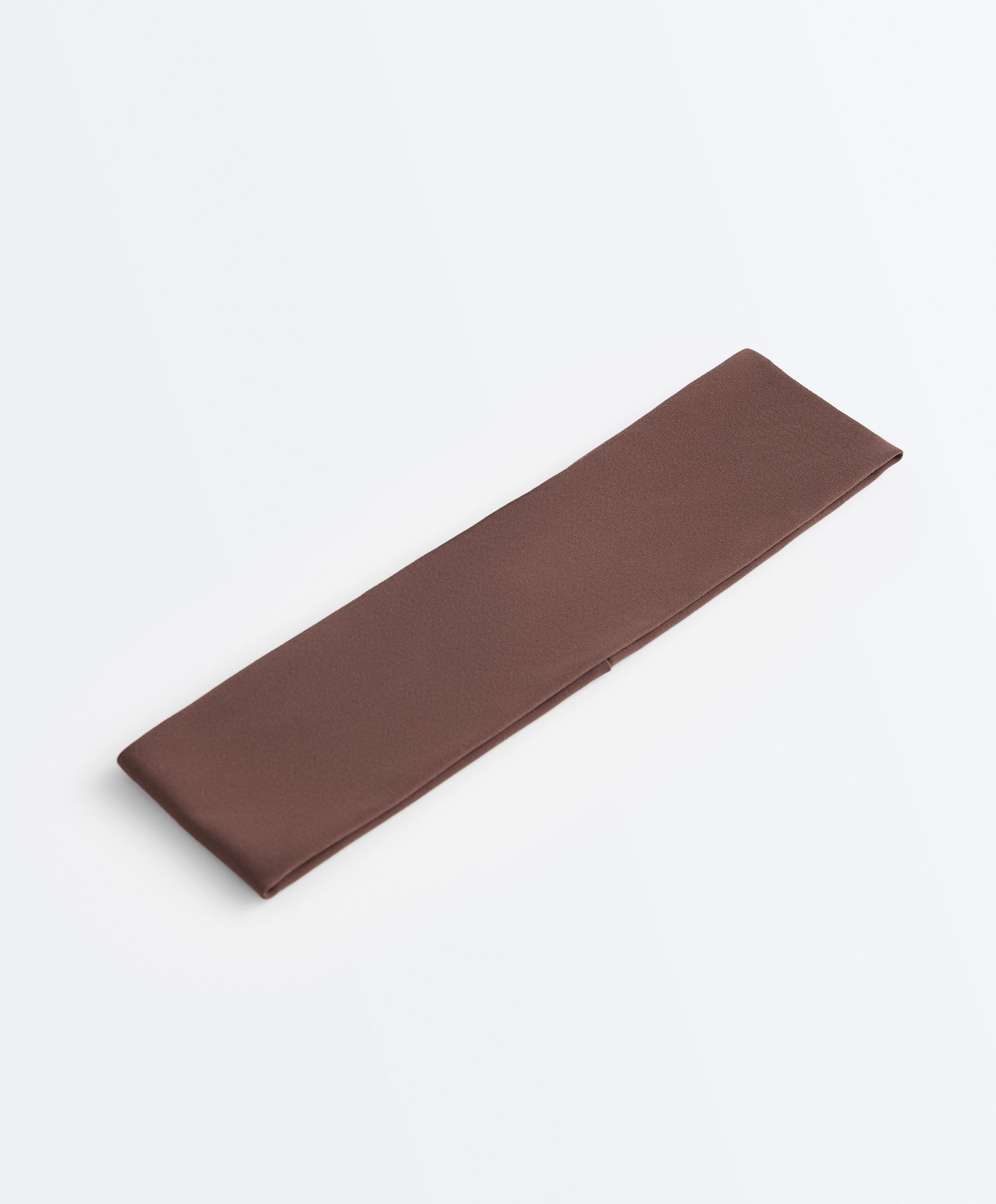 6cm sports headband — CHOCOLATE      