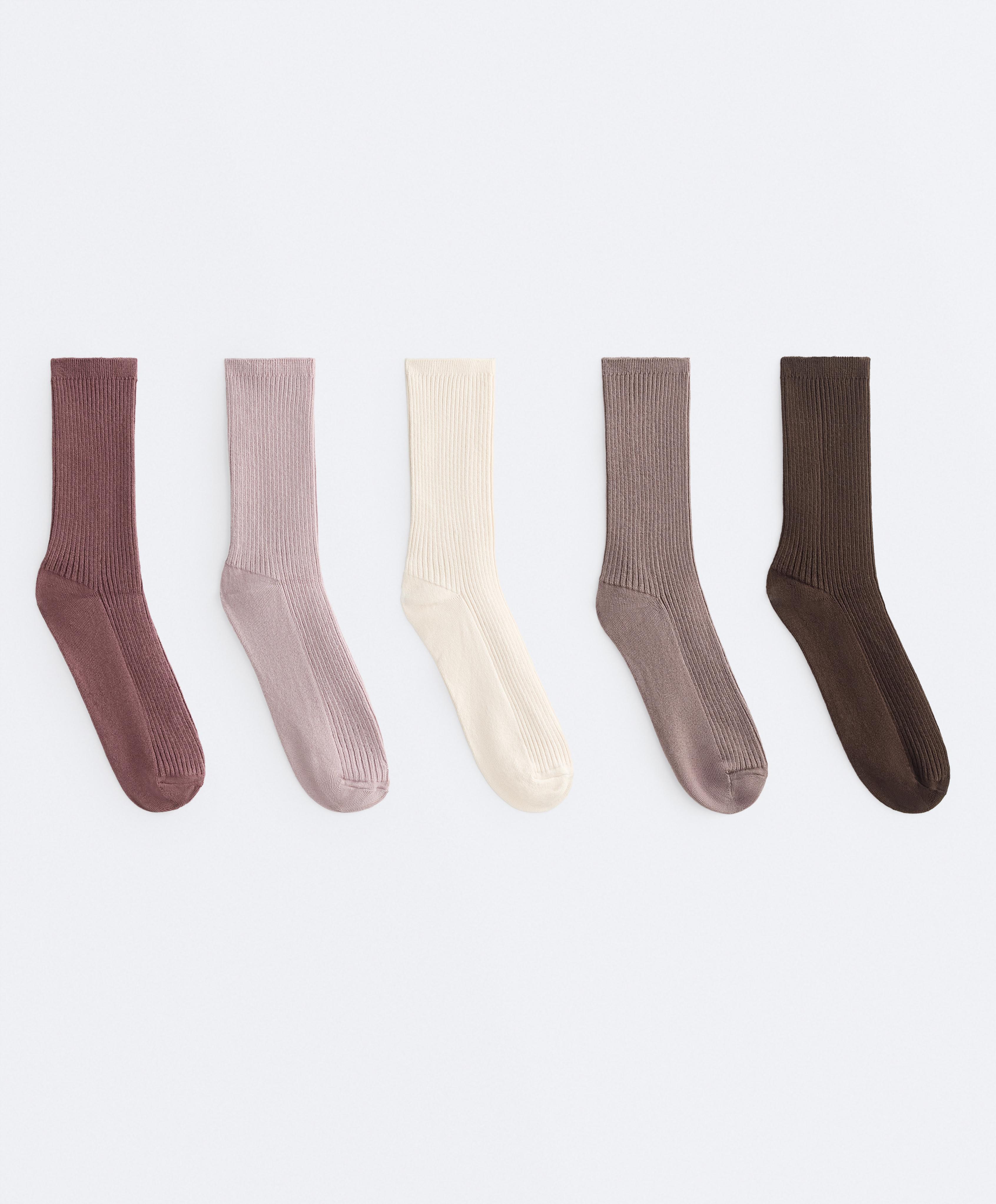 5 pares de calcetines classic mezcla algodón