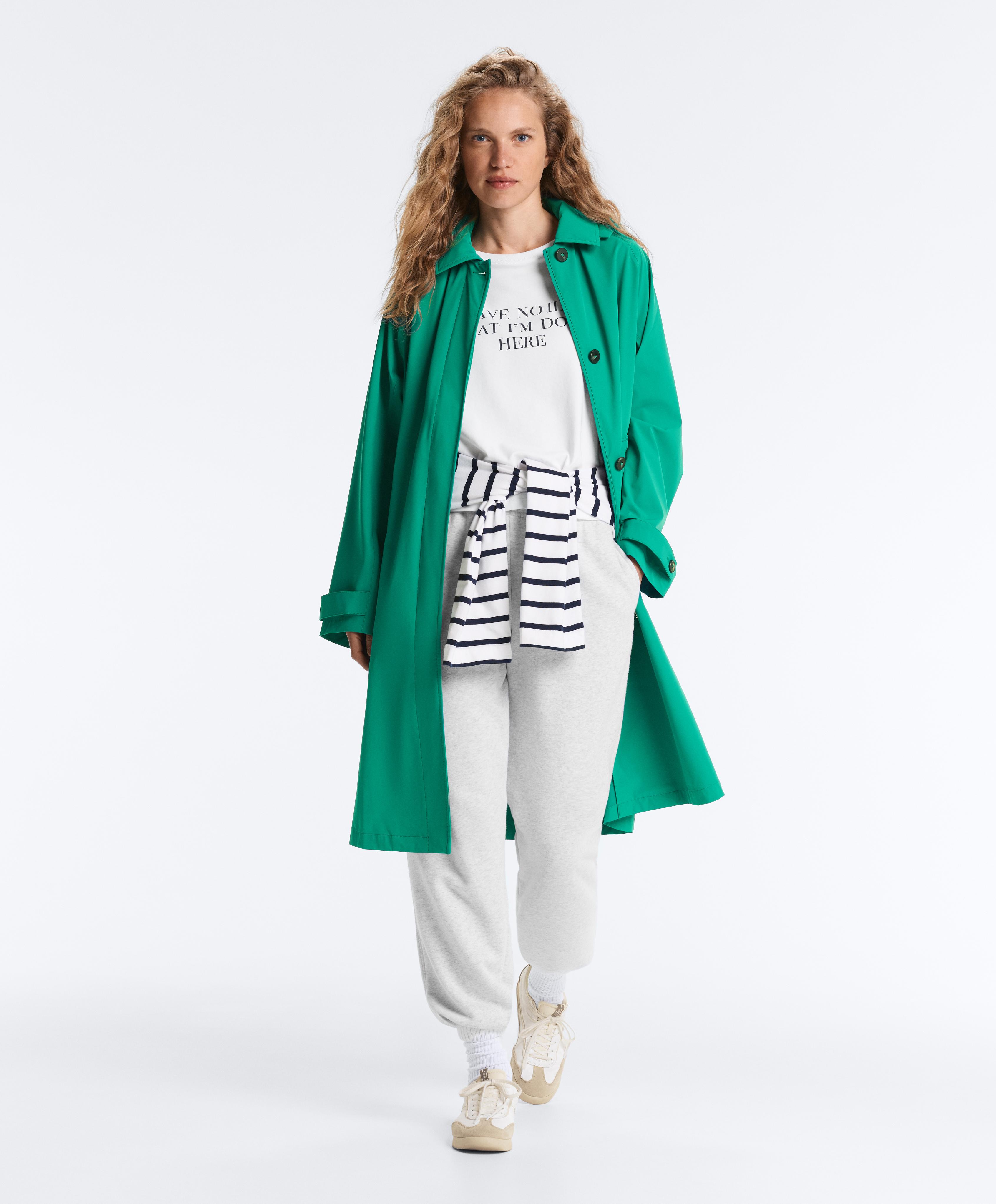 Midi extra lightweight 10k waterproof jacket — EMERALD GREEN