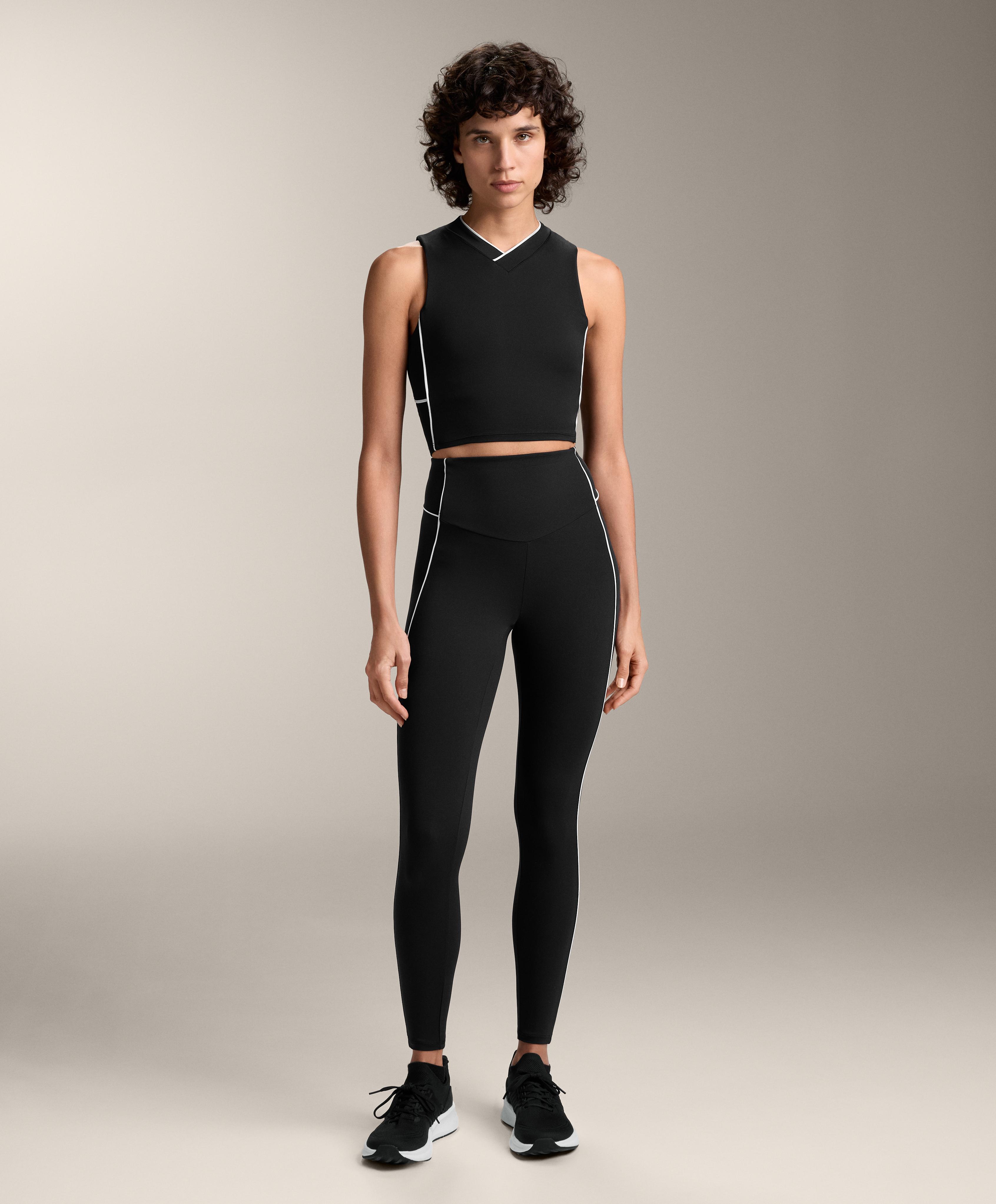 Comfortlux high-rise piping 65 cm ankle-length leggings Comfortlux high-rise piping 65 cm ankle-length leggings