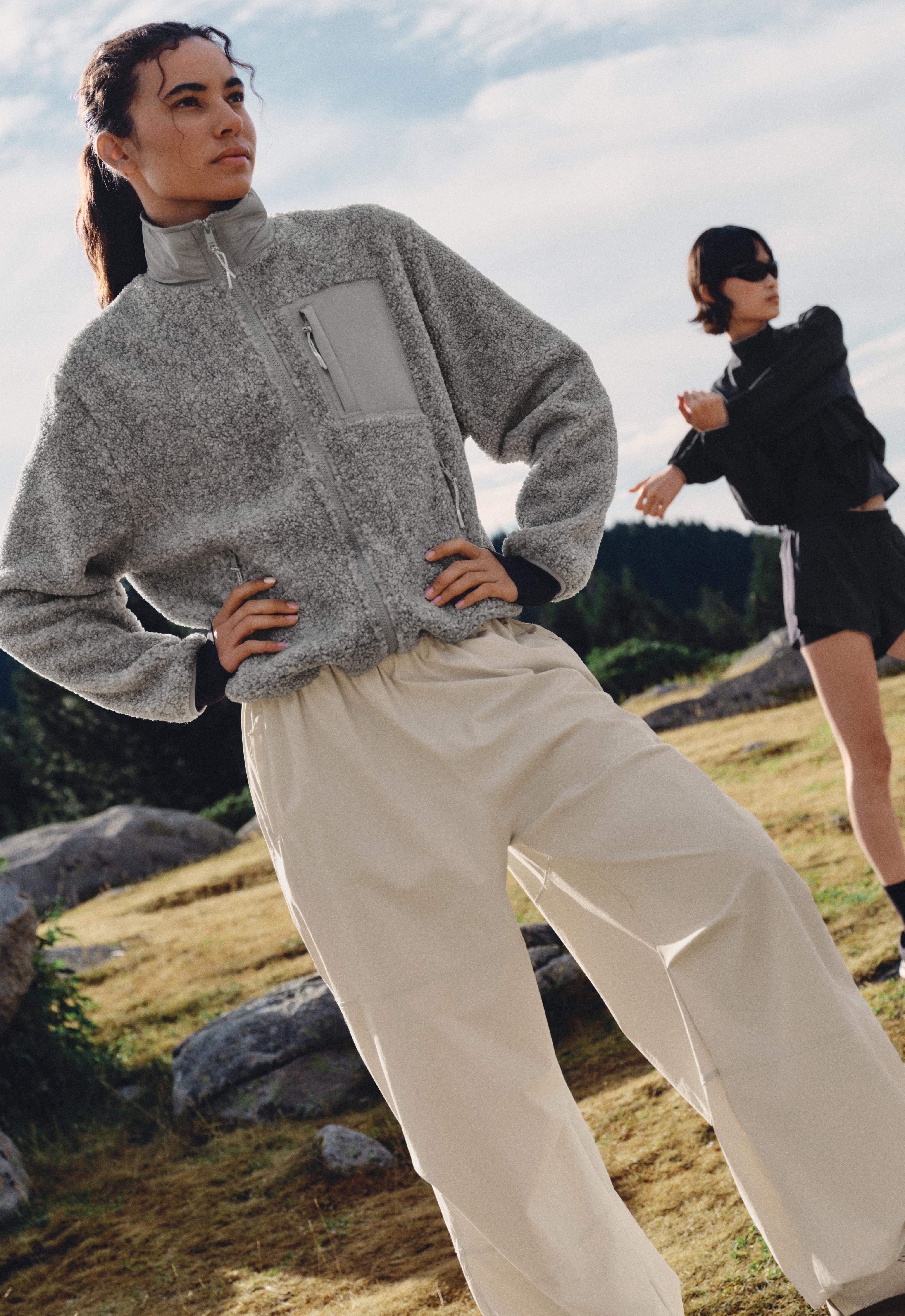 Faux-shearling jacket — MID-GREY MELANGE