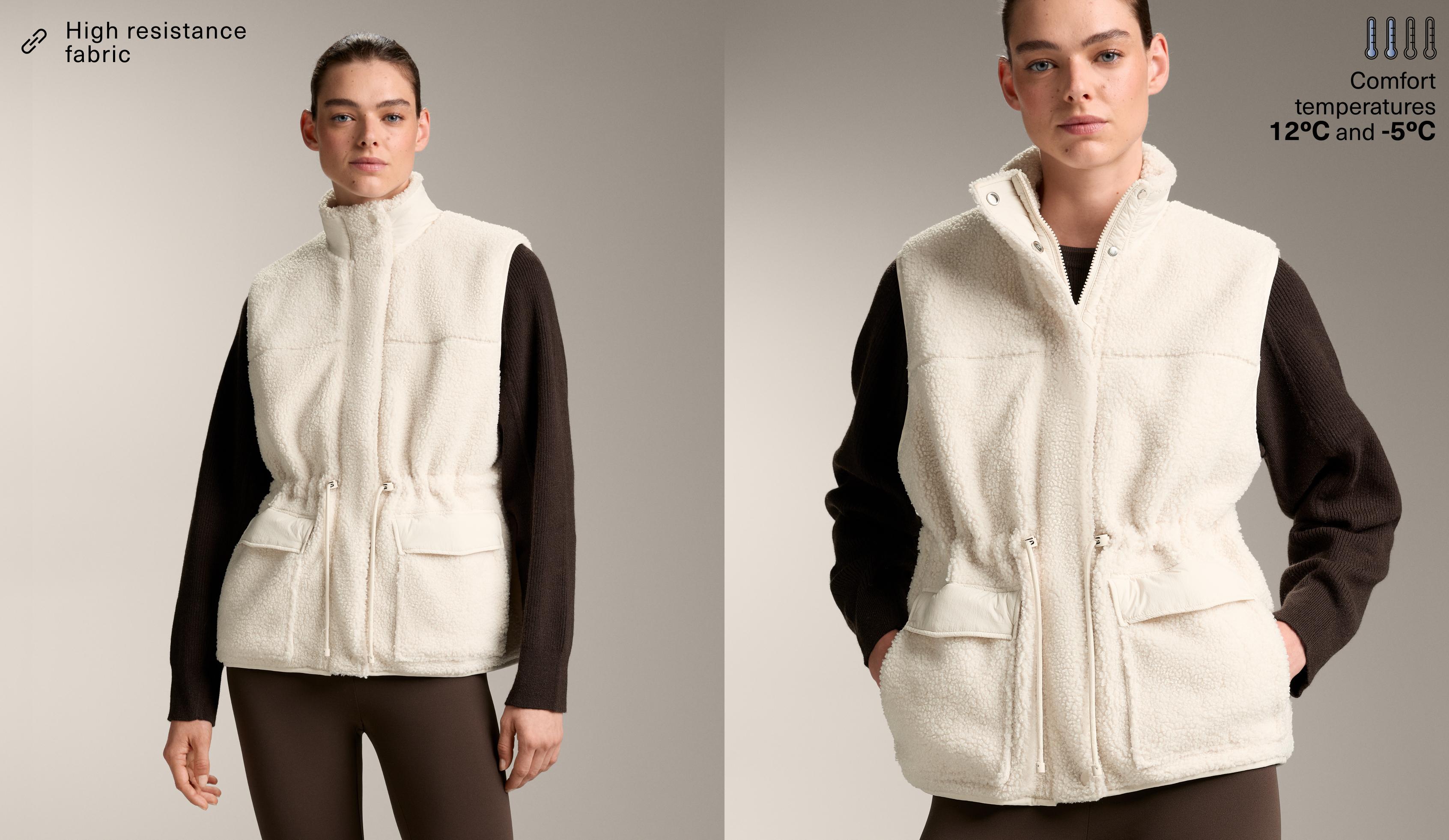 Gilet effet mouton