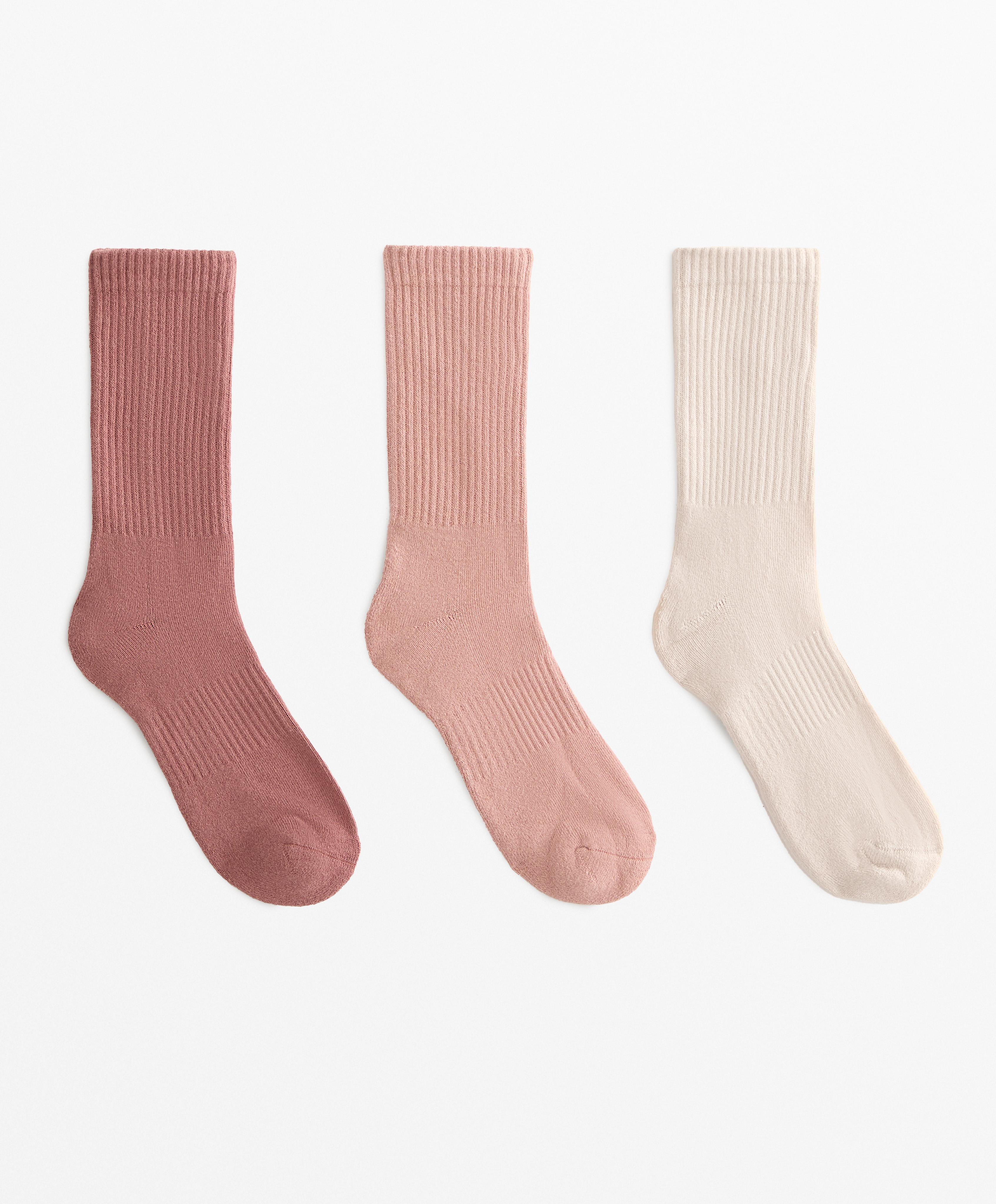 3 paires de chaussettes classic en mélange de coton 3 paires de chaussettes classic en mélange de coton