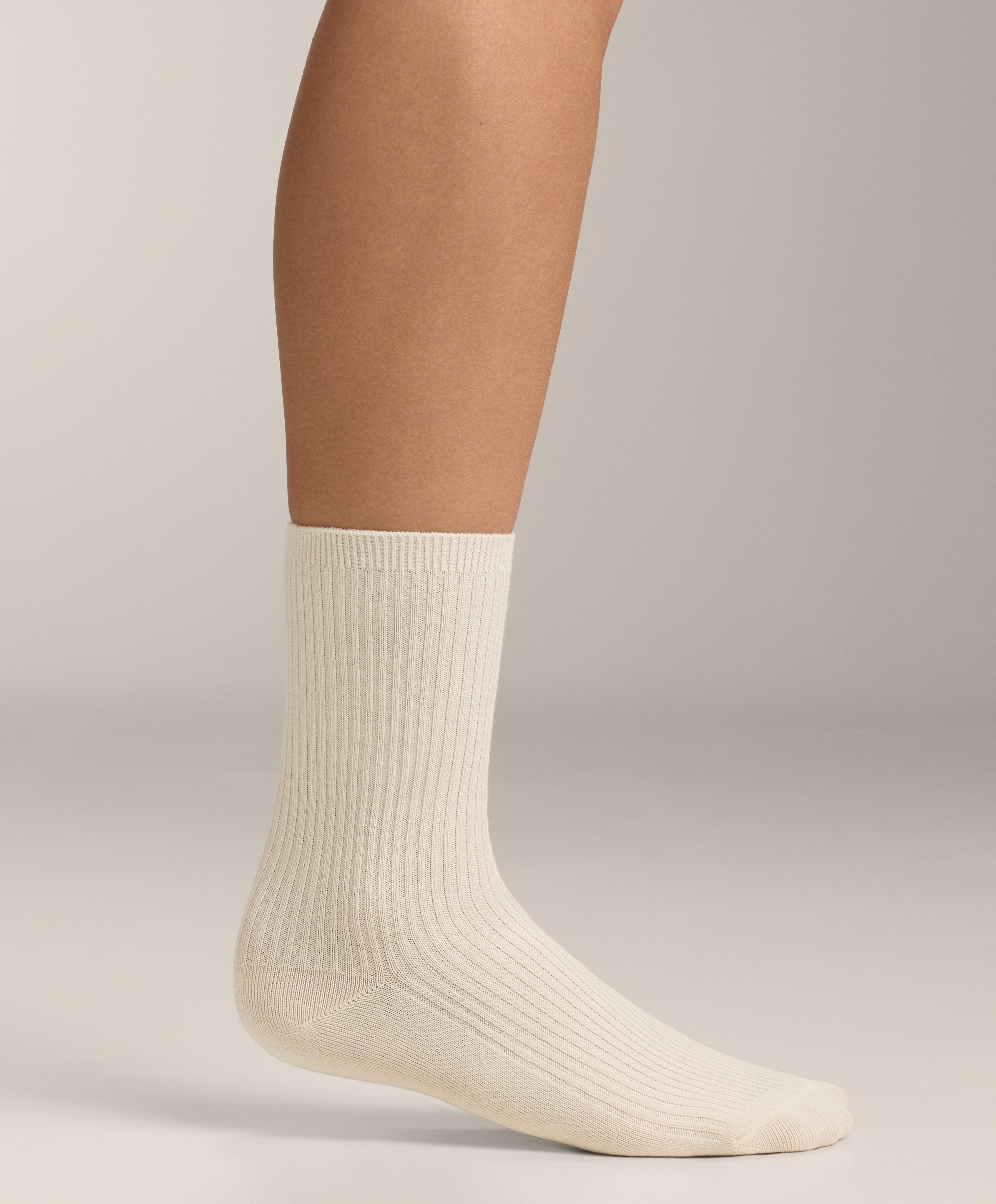 5 pairs of cotton blend classic socks — TERRACOTTA