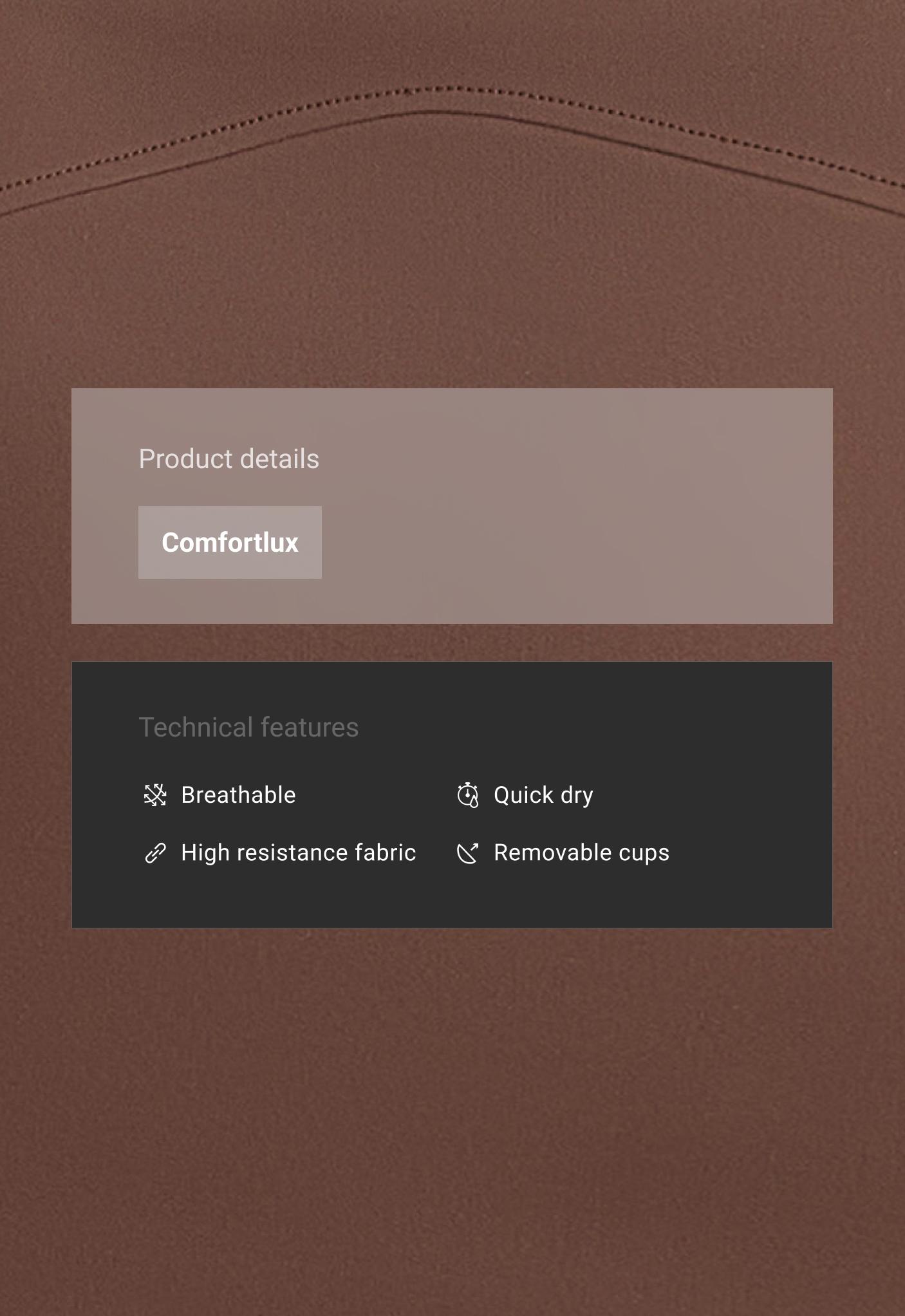 تانك توب Comfortlux بالدرزات تانك توب Comfortlux بالدرزات
