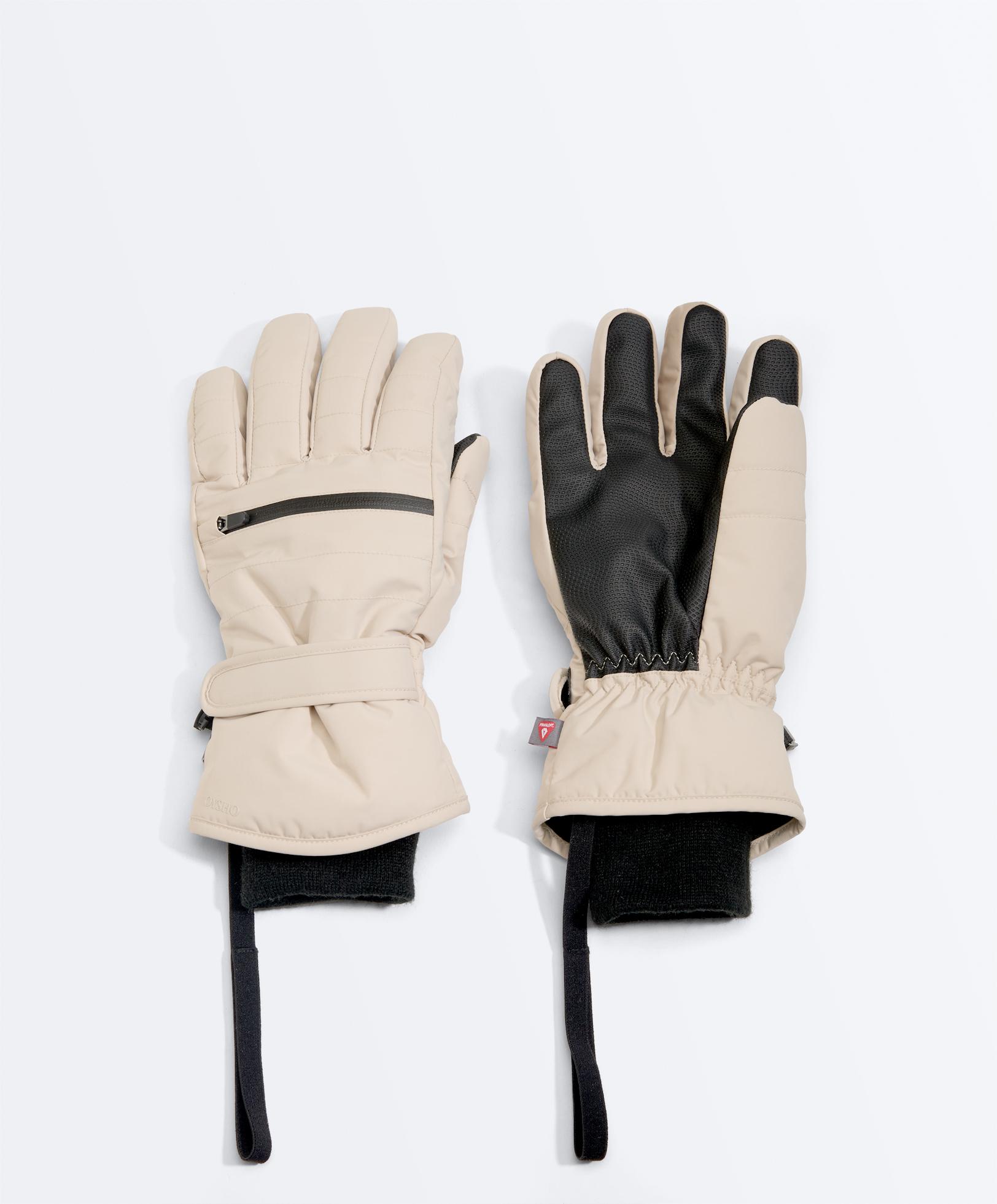 Technical SKI Primaloft® Gloves — ECRU