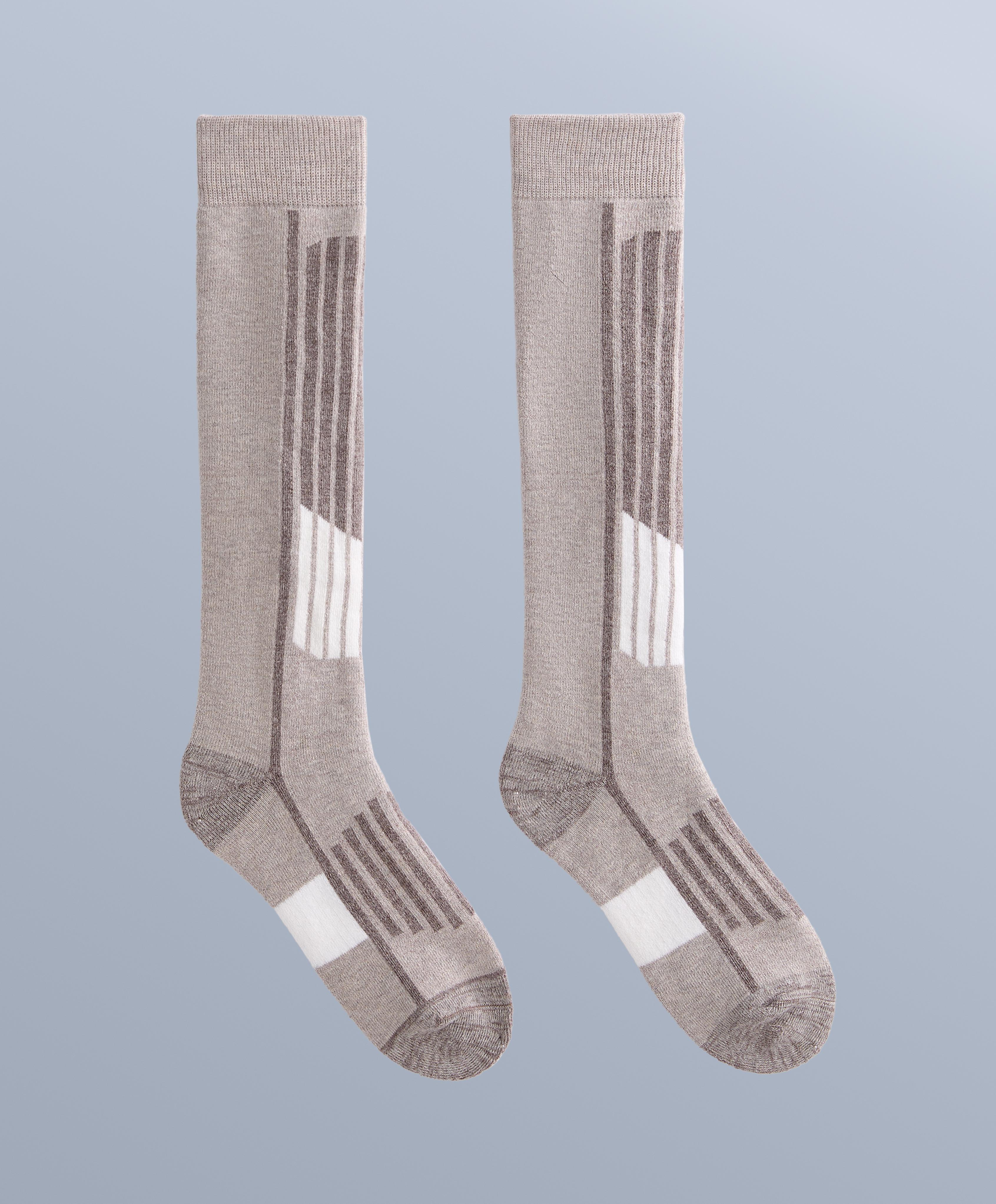 Calcetín alto ski con hilo Primaloft® mezcla estambre WOOLMARK®