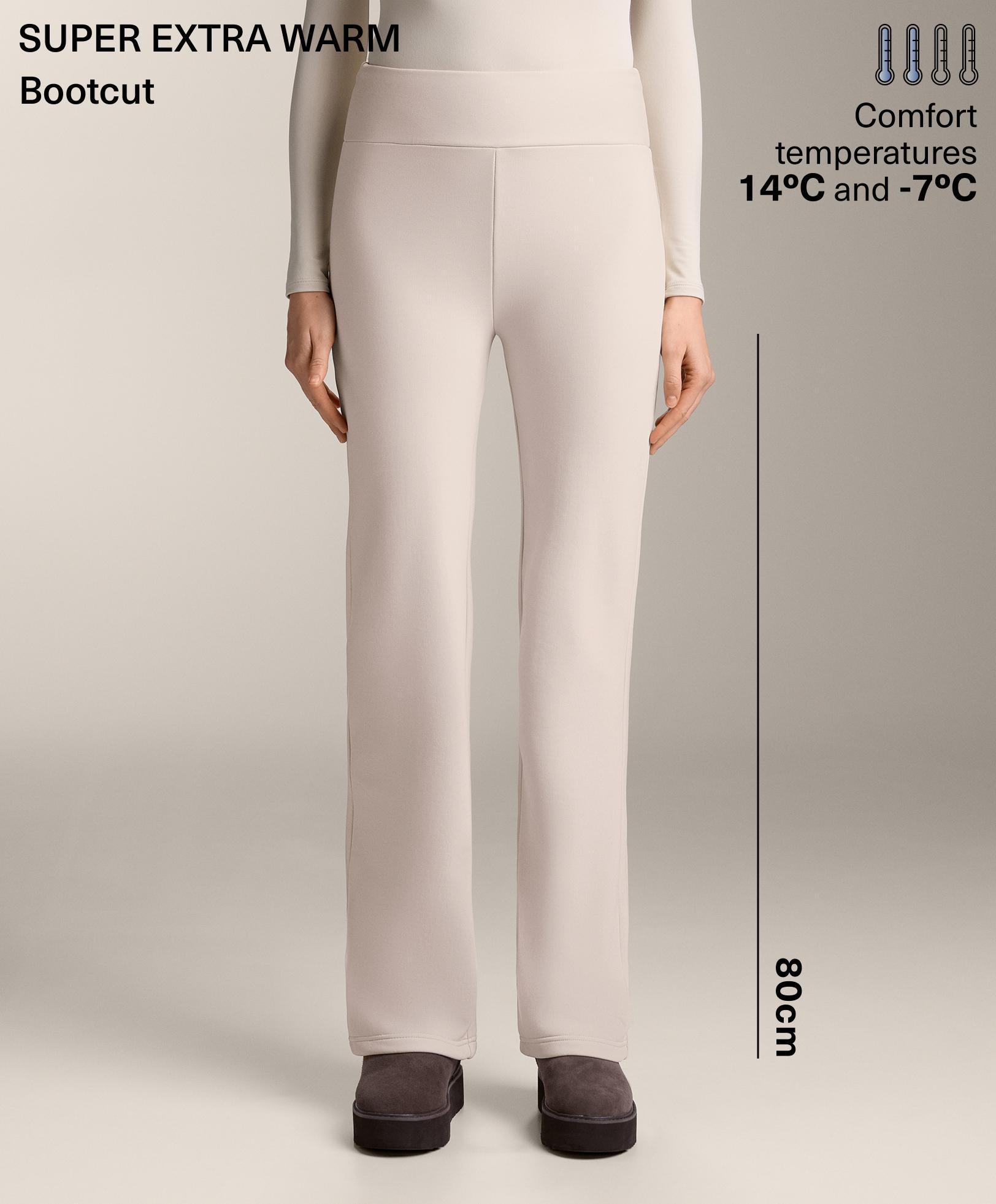 Bootcut seamless high rise super extra Warm trousers