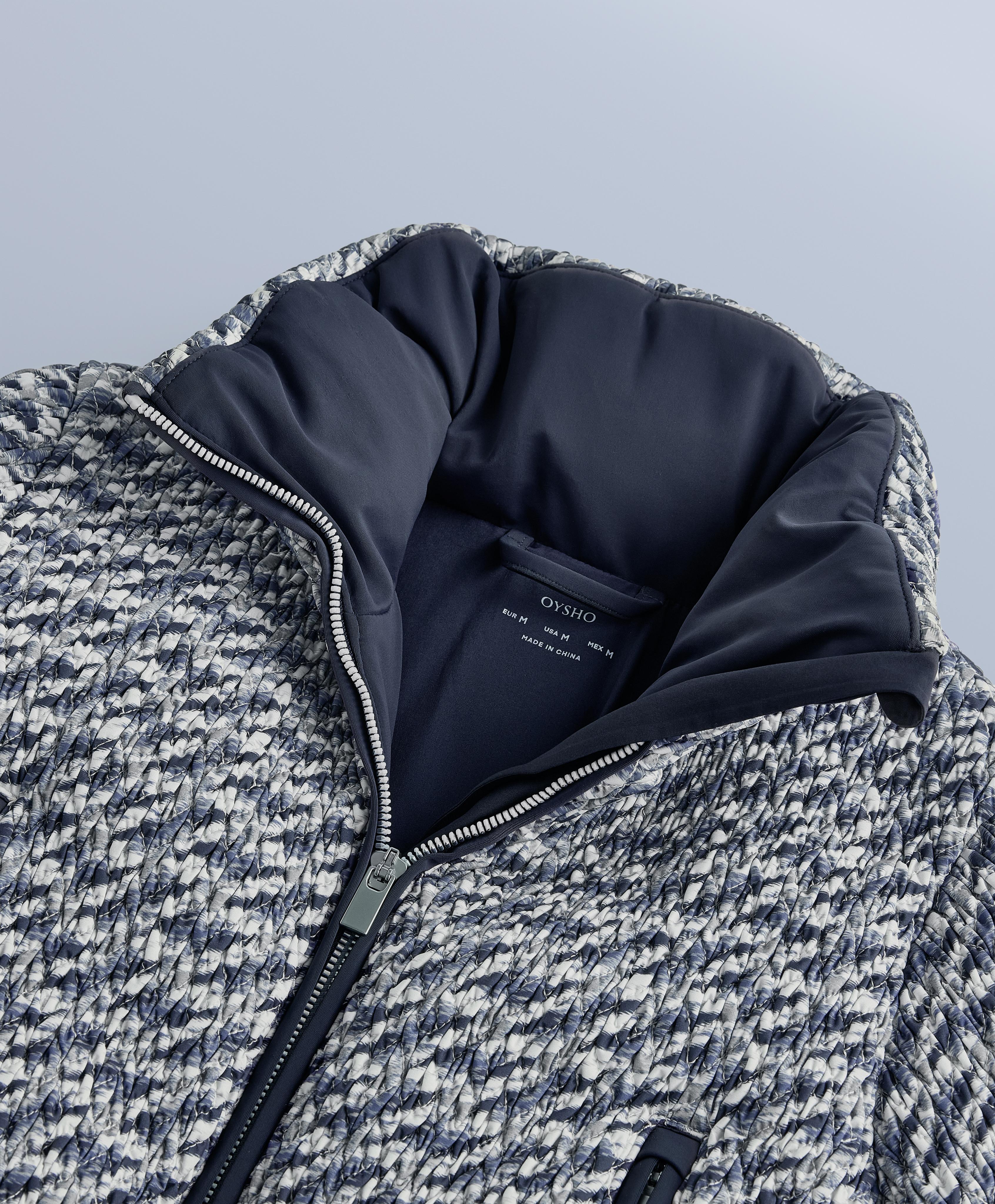 MINARDI PIUME SKI water-resistant twist padded 80% down and 20% feather jumpsuit — WASHED DARK BLUE