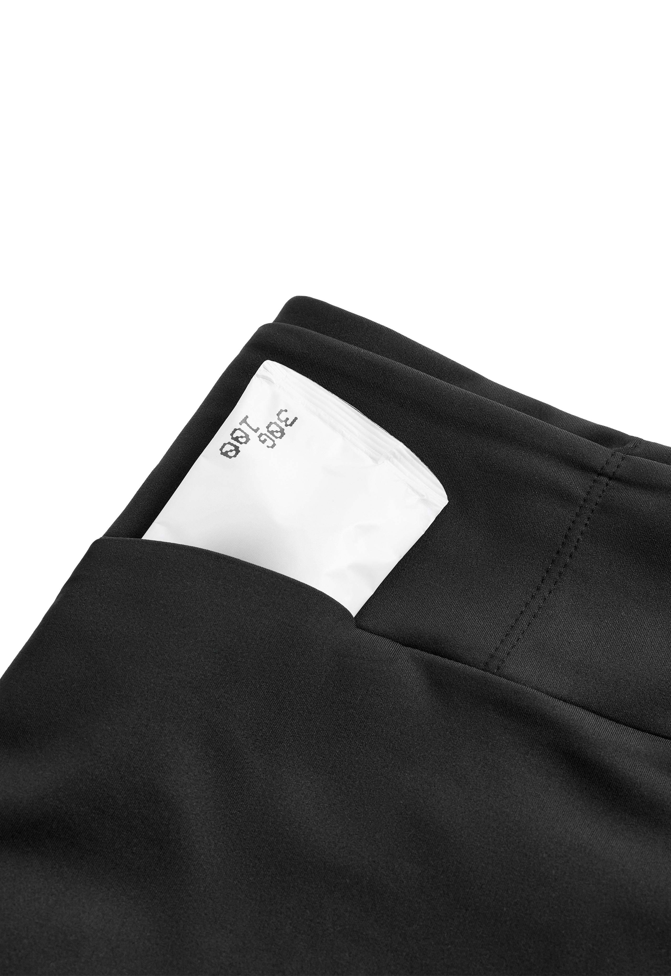 High-rise 15cm running cycle leggings — BLACK