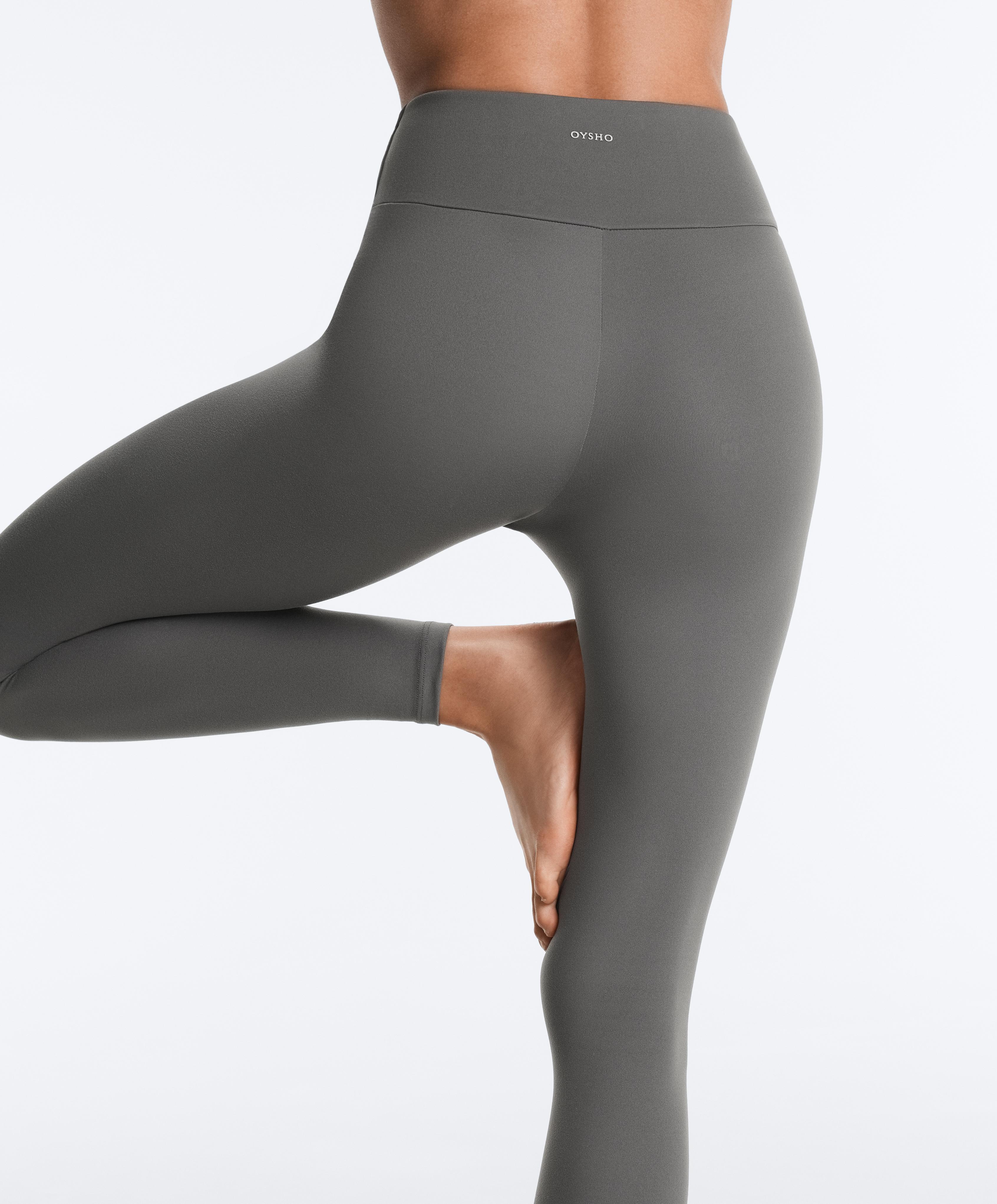 Comfortlux high-waisted ankle-length leggings — MID GREY