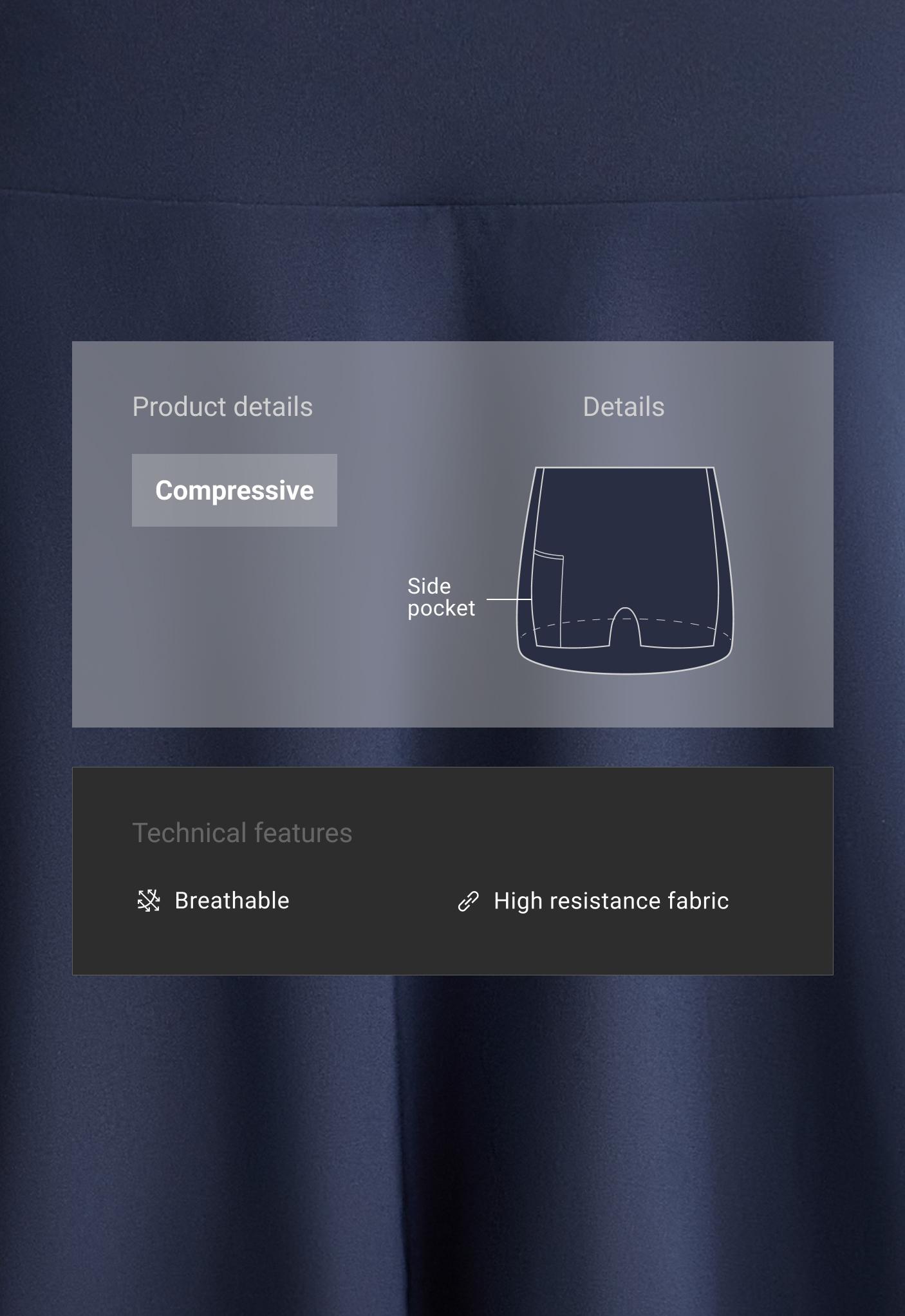 Sukně high rise Compressive