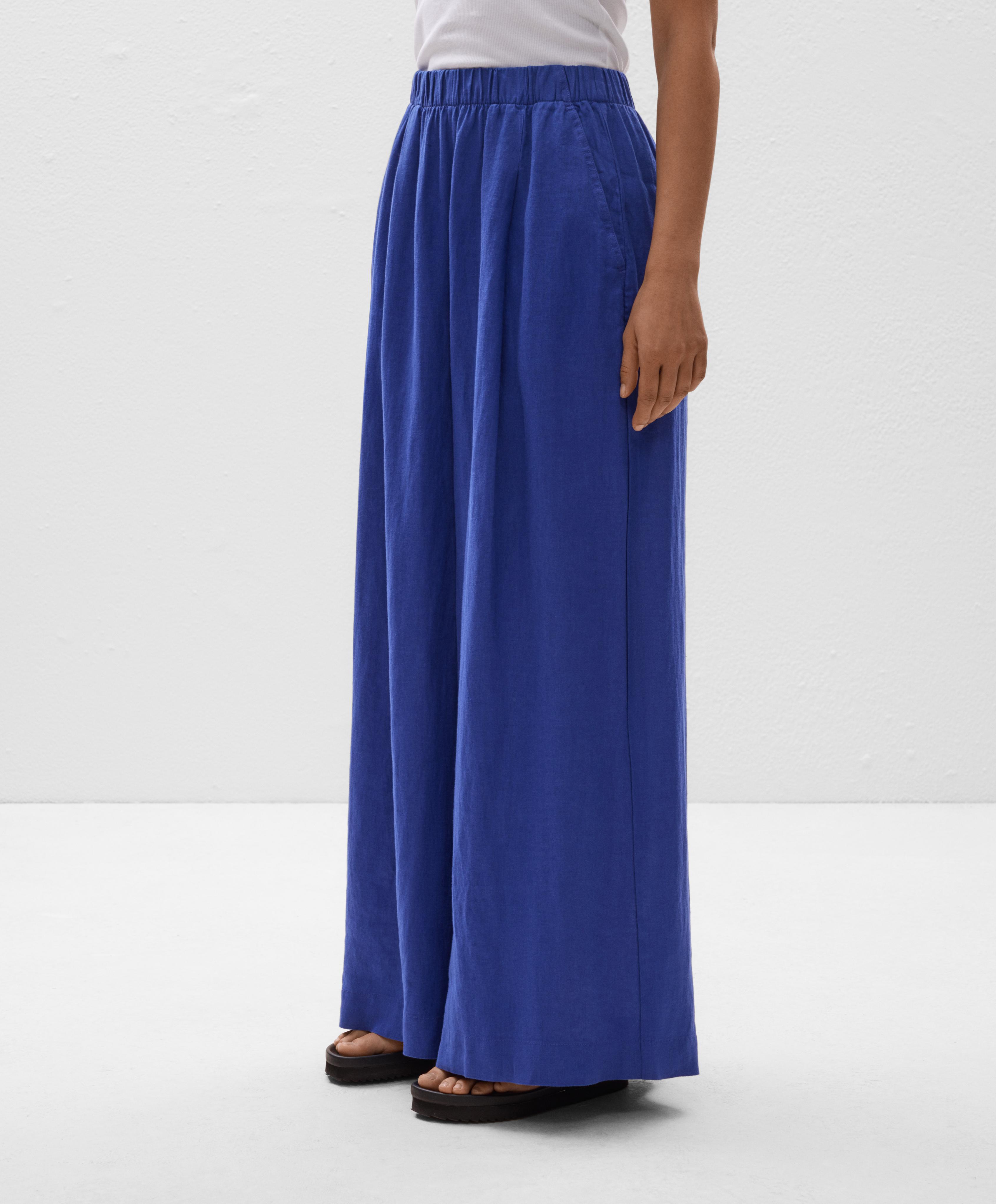 100% linen wide-leg trousers 100% linen wide-leg trousers