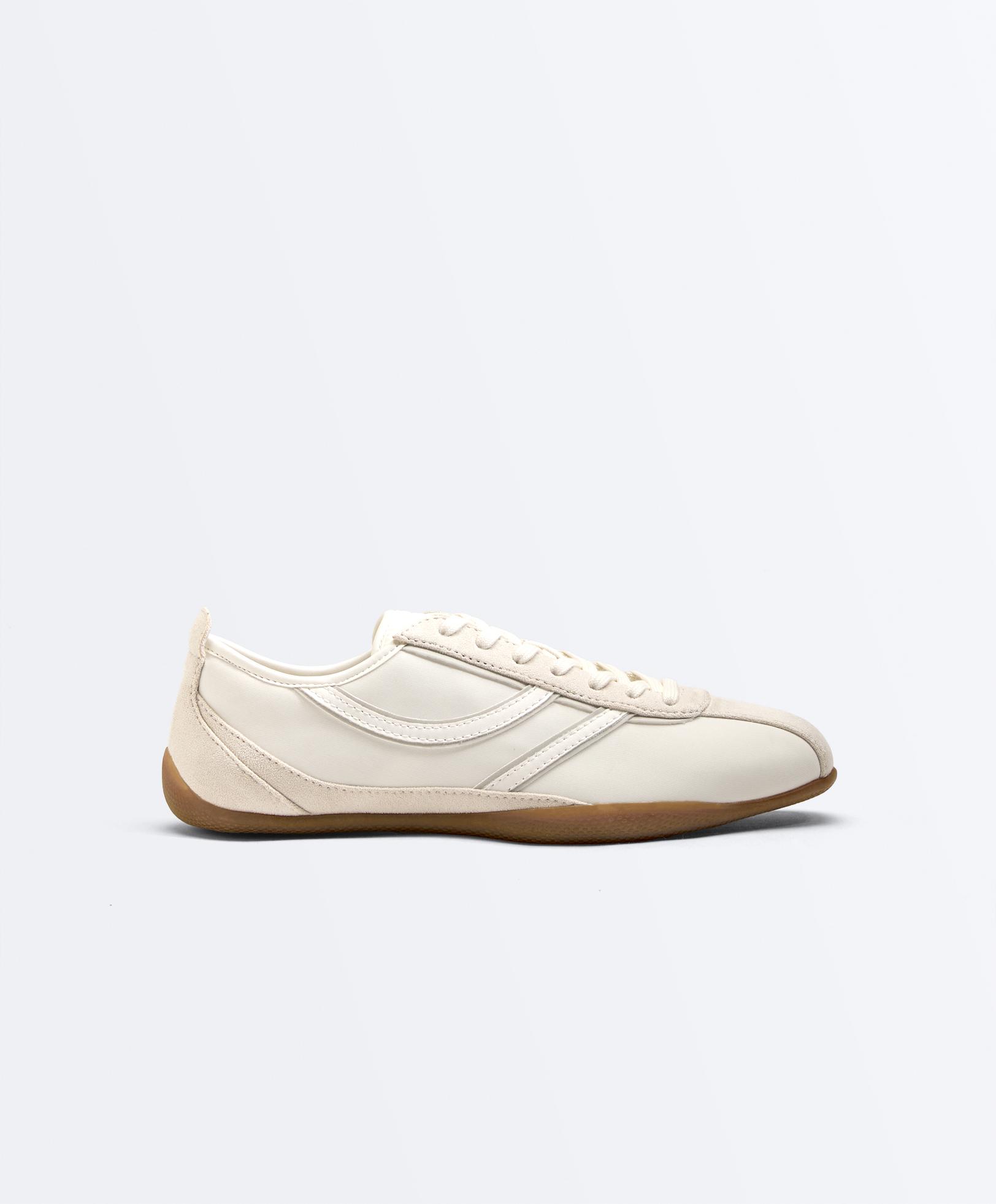 Soft nylon trainers — WHITE