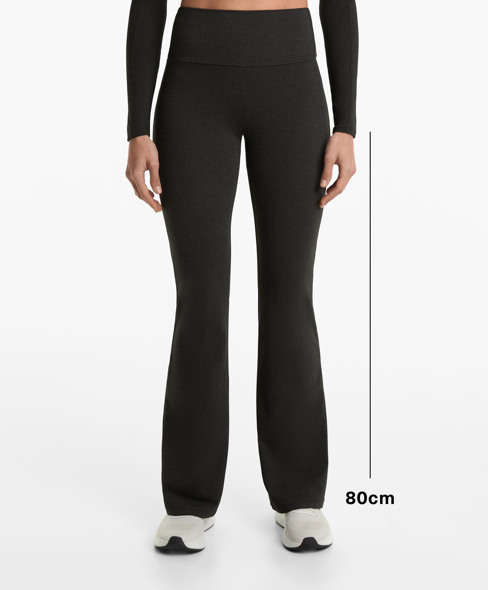 High-rise Comfortlux flare trousers