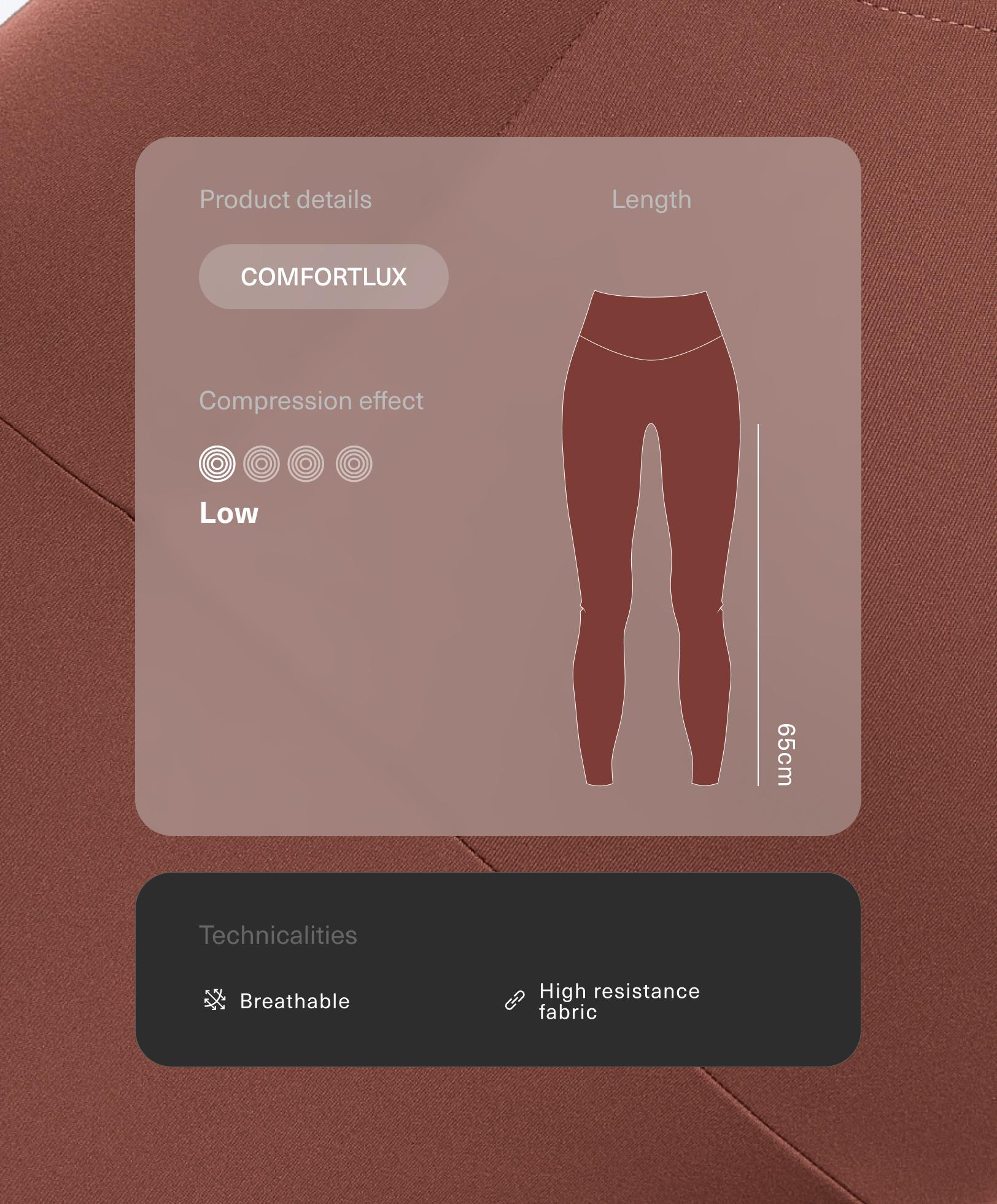 Legging Comfortlux de maternité 65&nbsp;cm