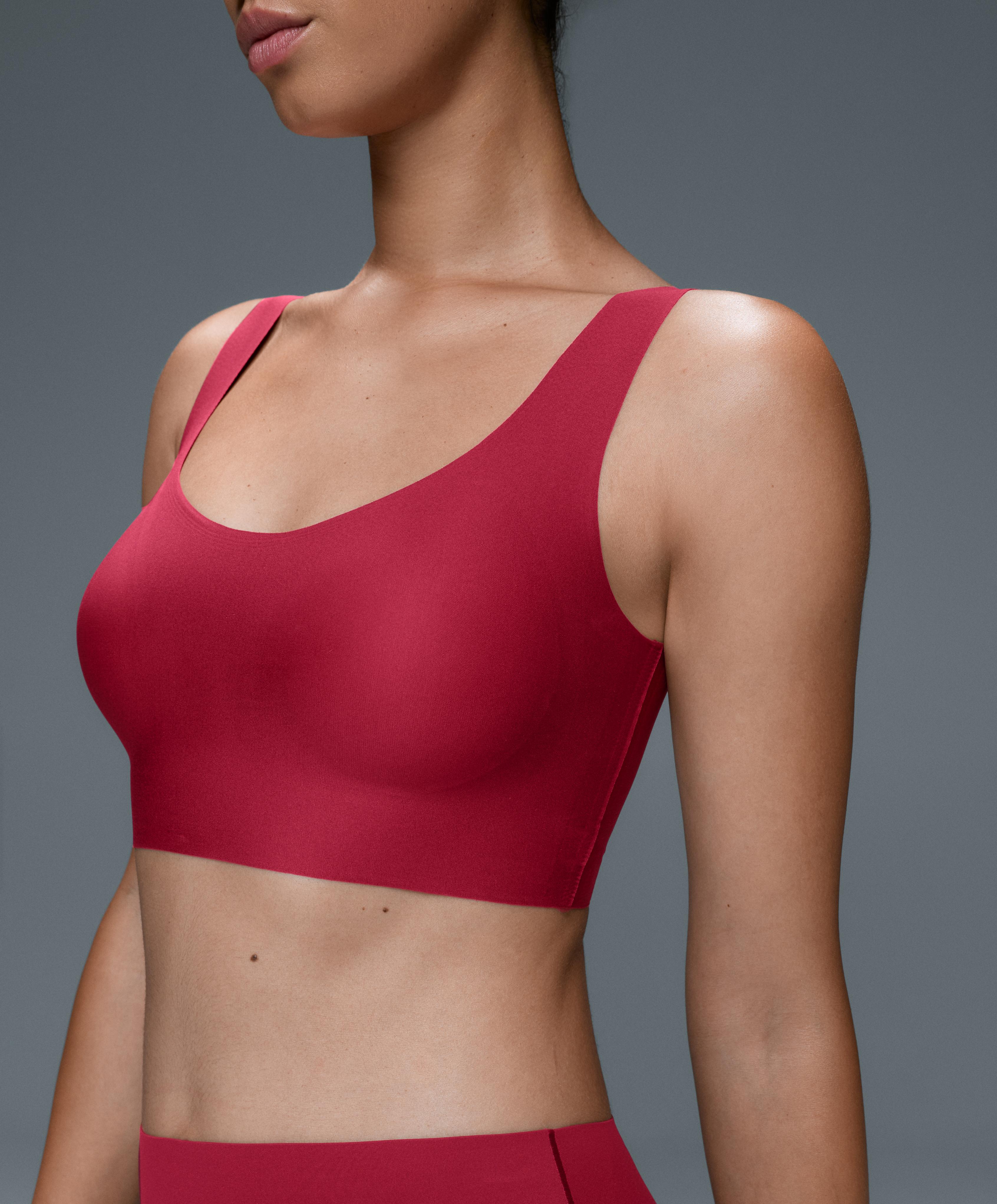 Perfect-adapt medium-support sports bra with cups — PINK