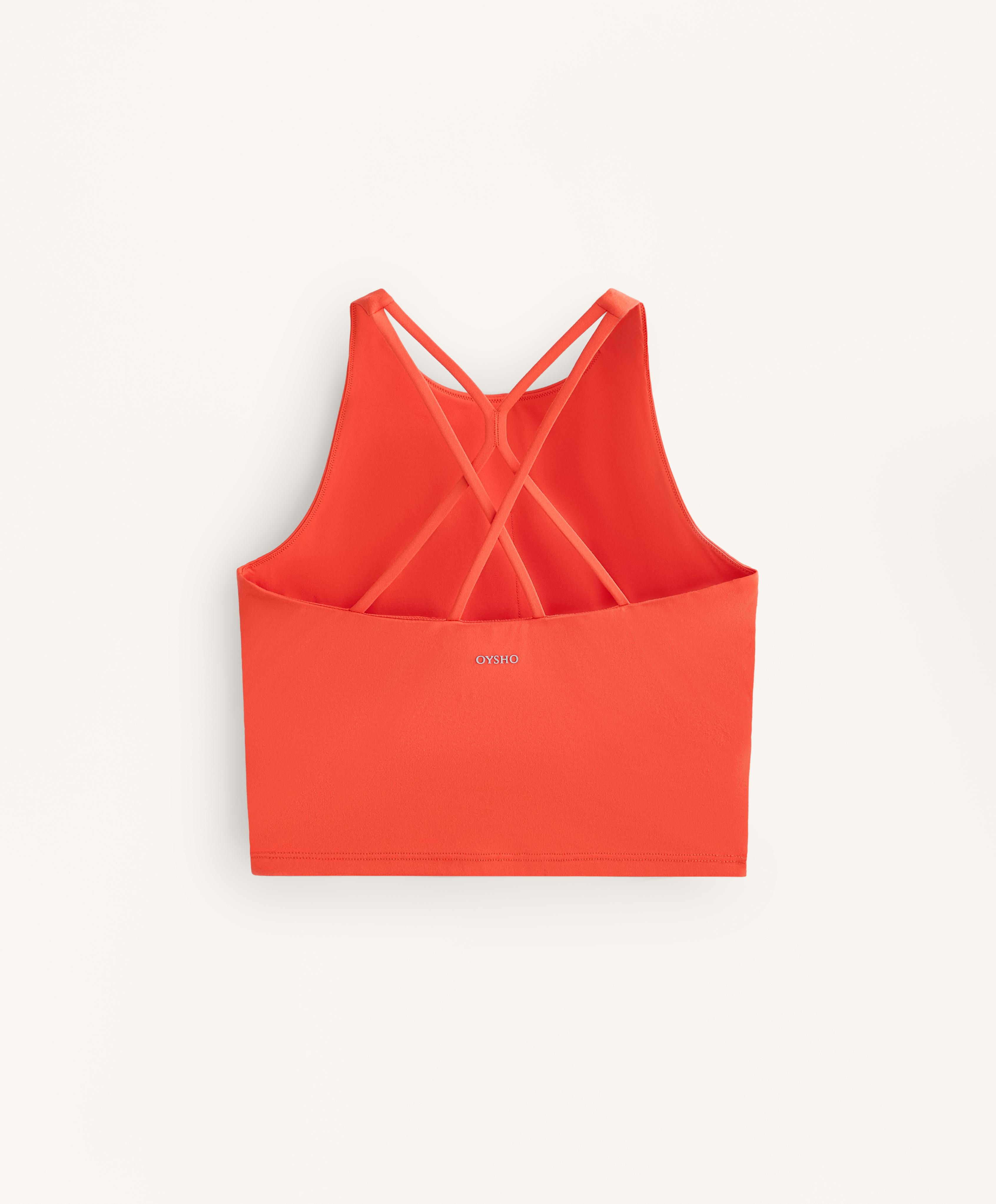 Comfortlux strap tank top with cups