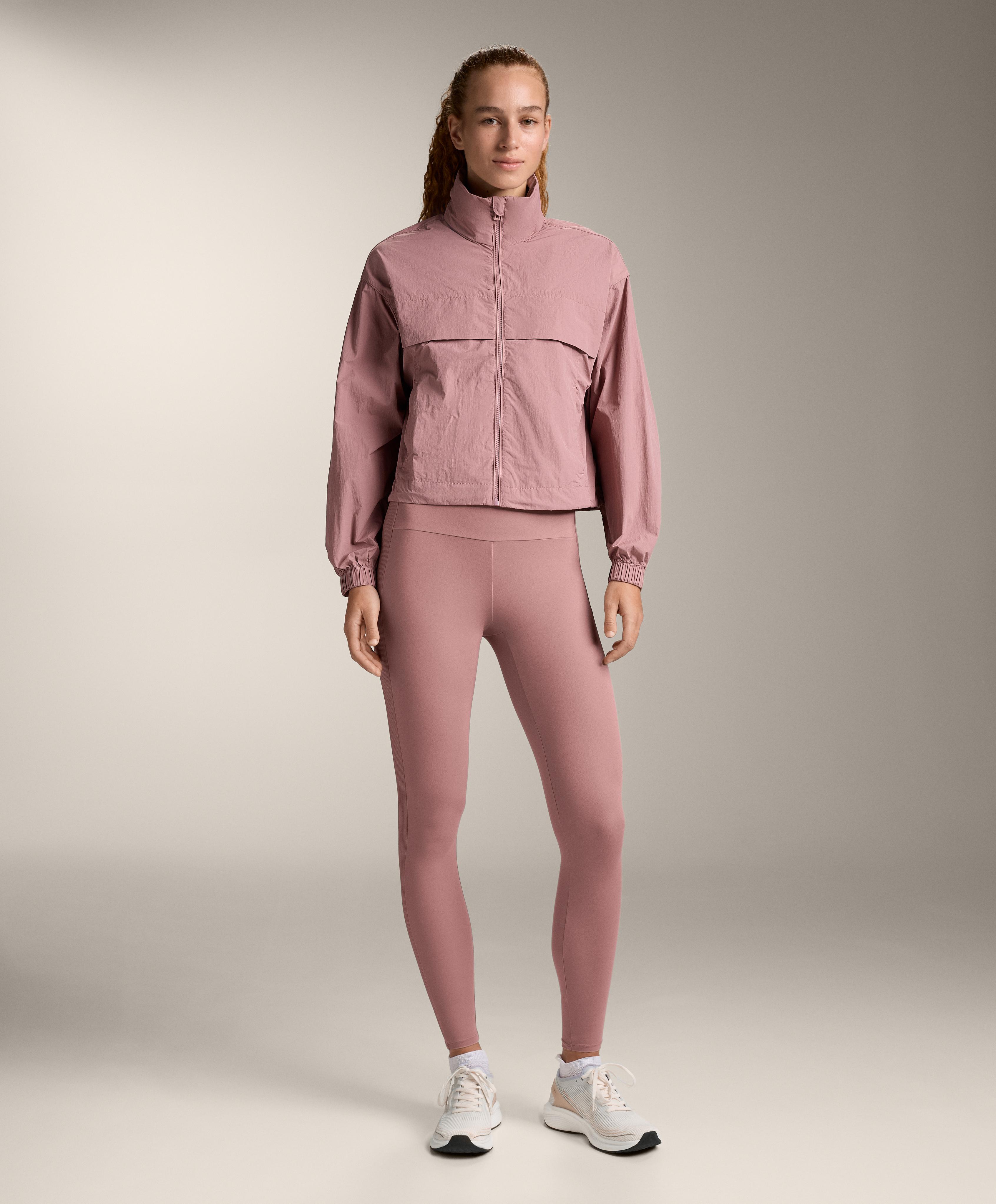 Water-repellent track jacket — SOFT PINK