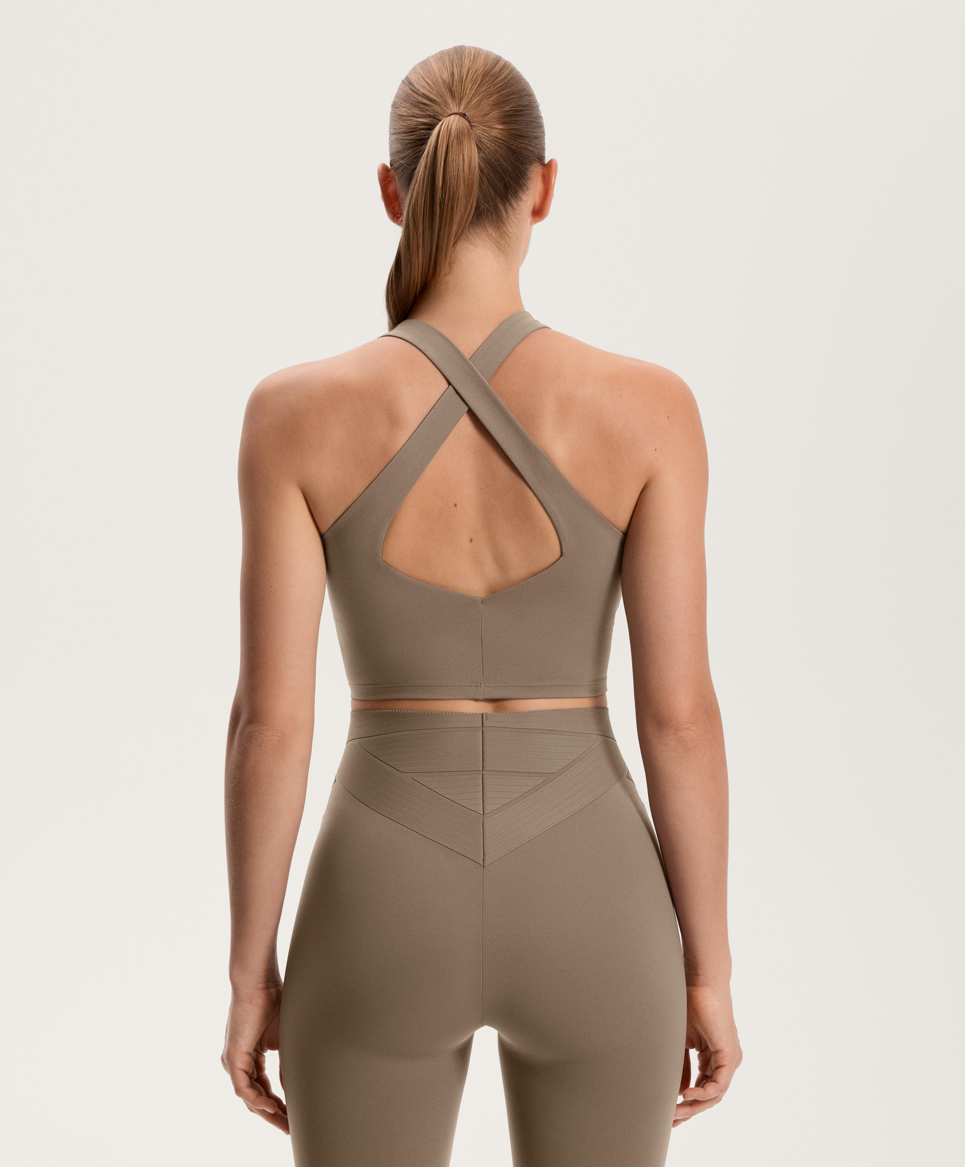 Compressive block tank top