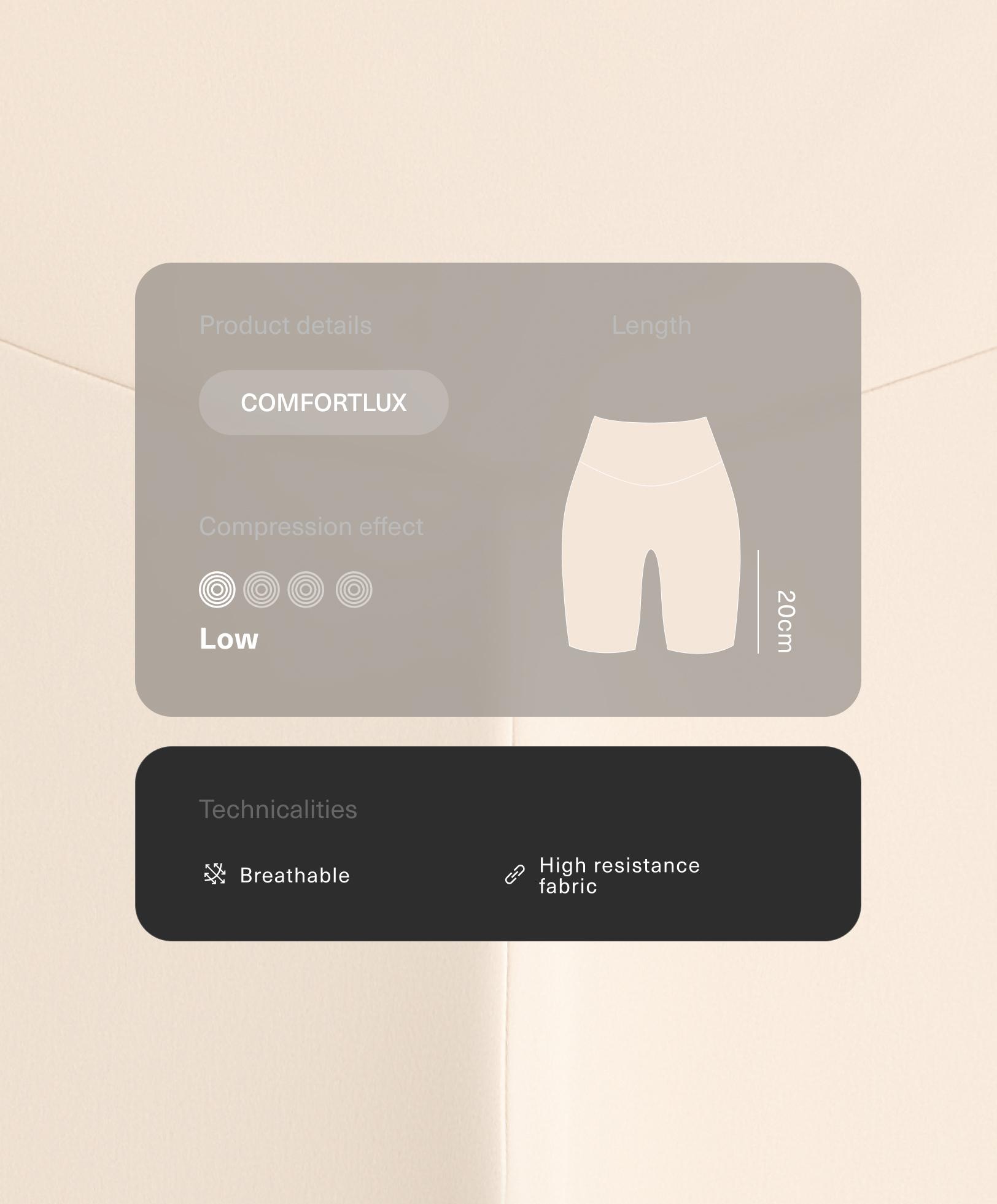 لغينغ فوق الركبة Comfortlux بسرج عالٍ 20 سم