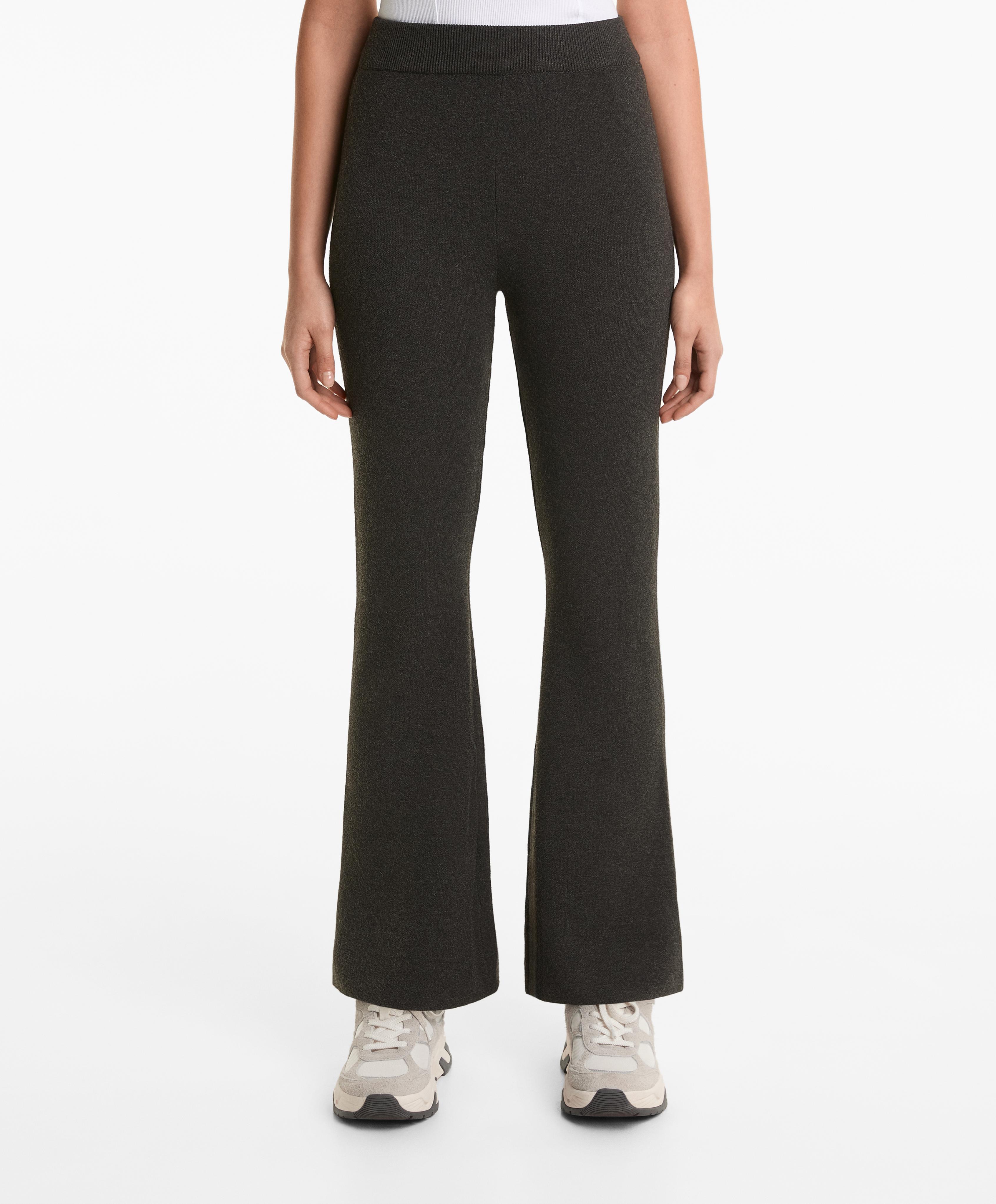 Pantalon flare maille OYSHO France Soldes1