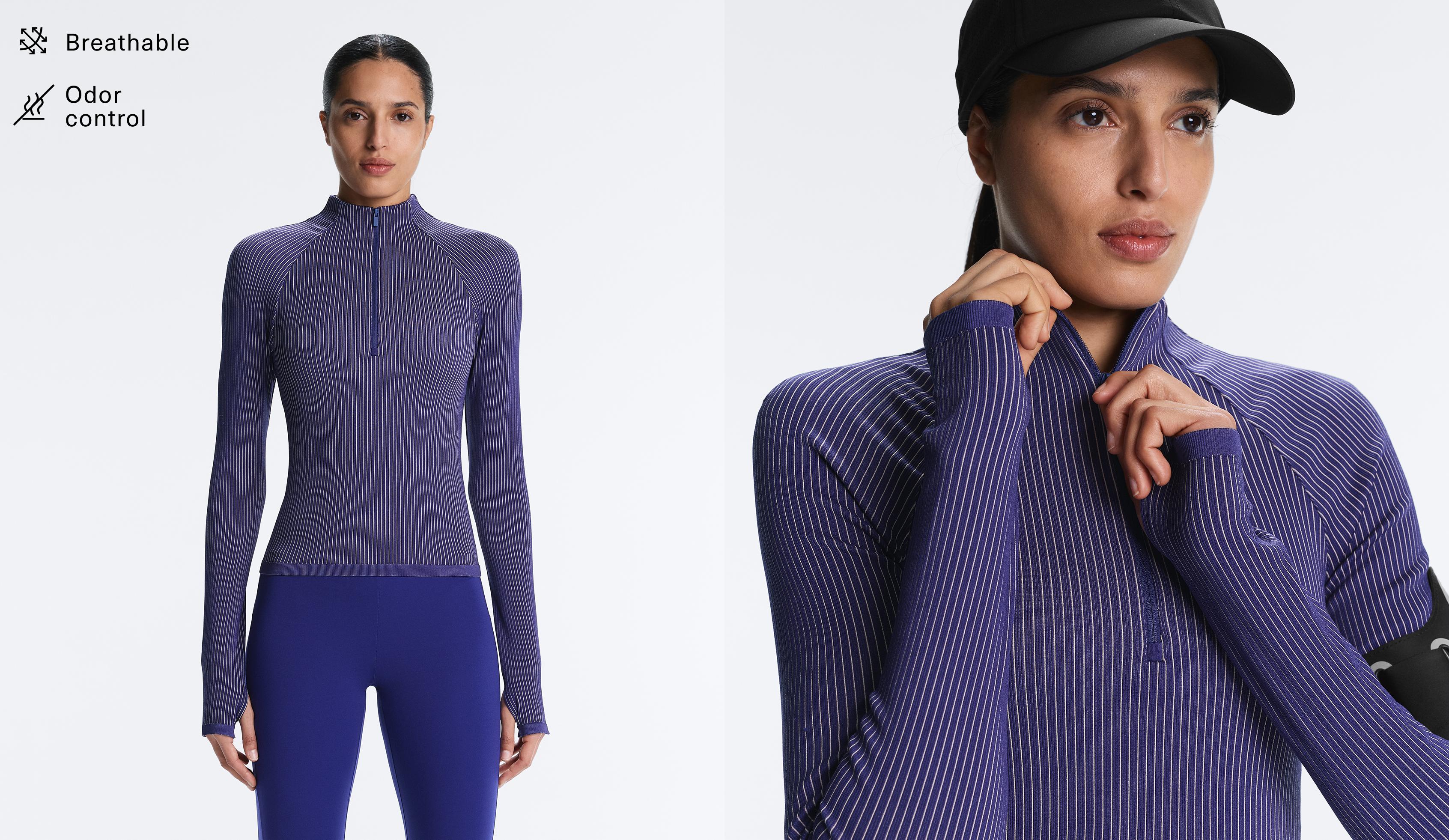 T-shirt técnica de manga comprida T-shirt técnica de manga comprida