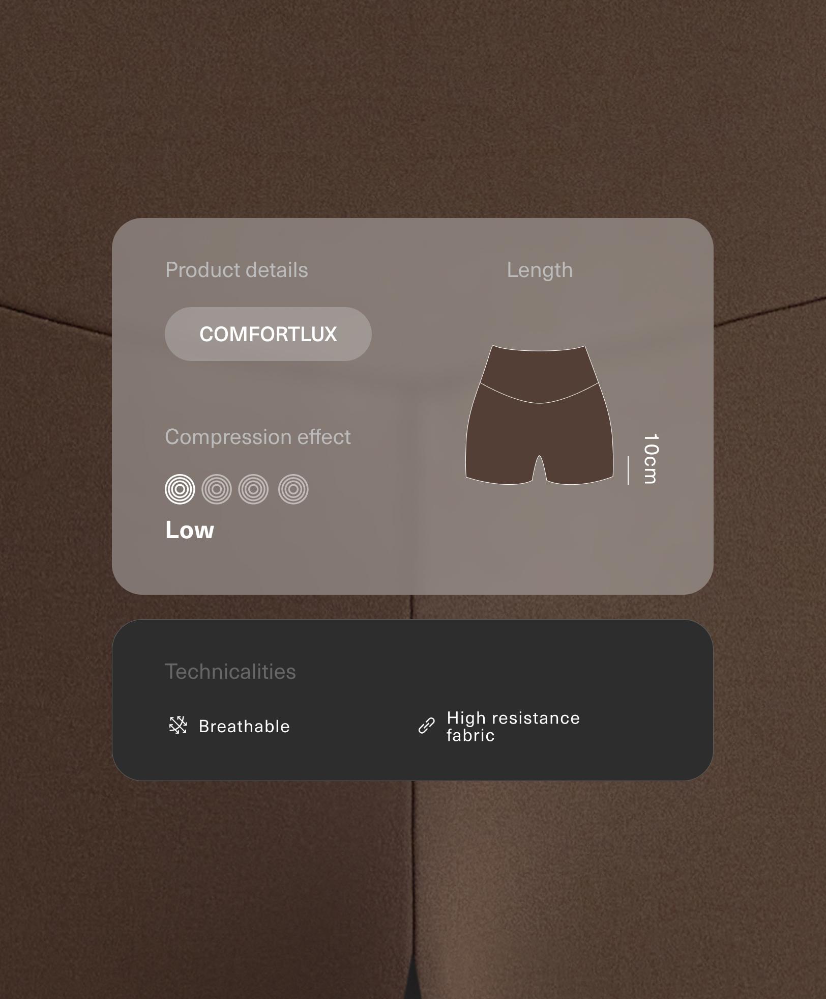 Comfortlux high-rise 10cm hot pants Comfortlux high-rise 10cm hot pants