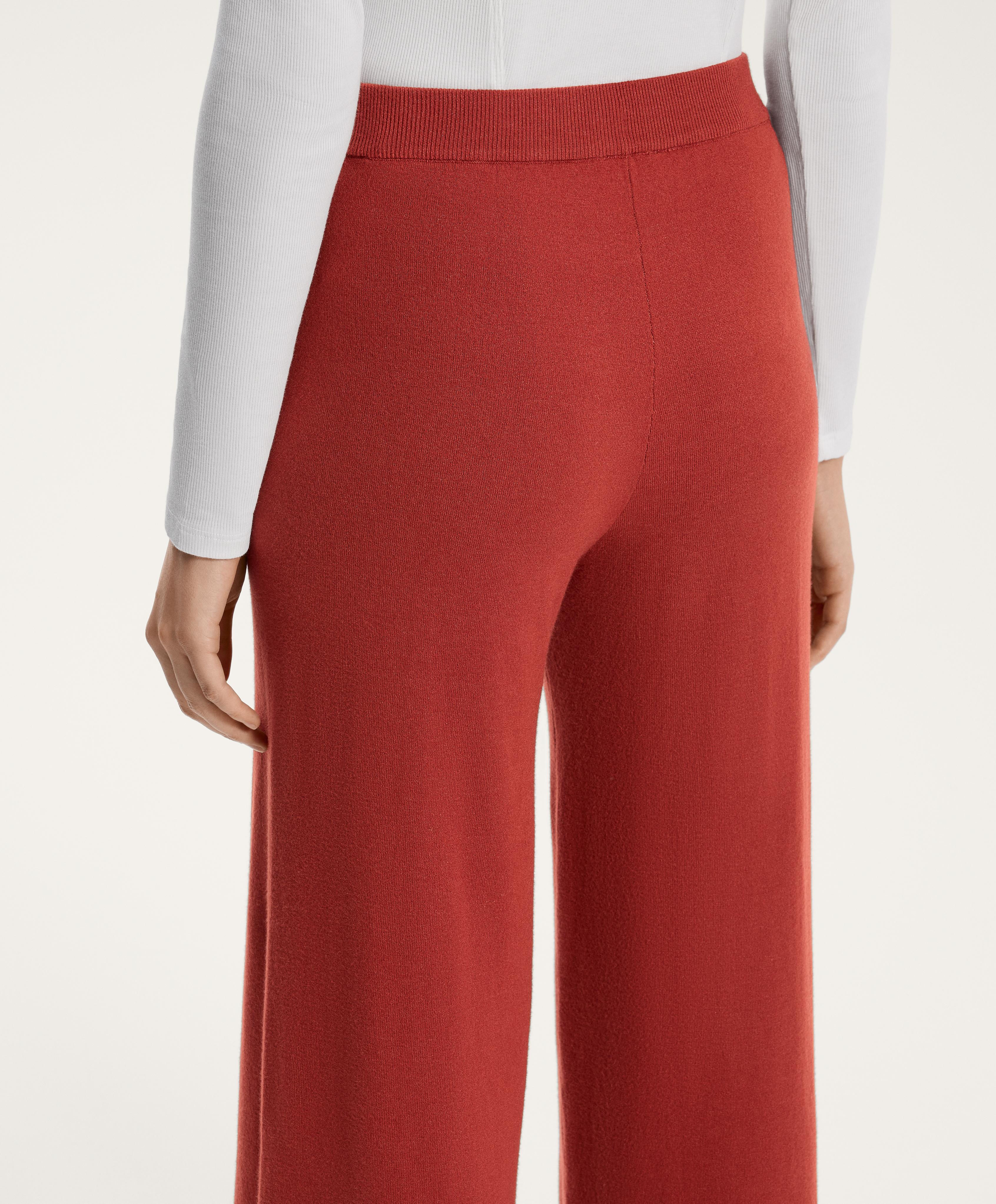 Straight fit knit trousers - Sale Straight fit knit trousers - Sale