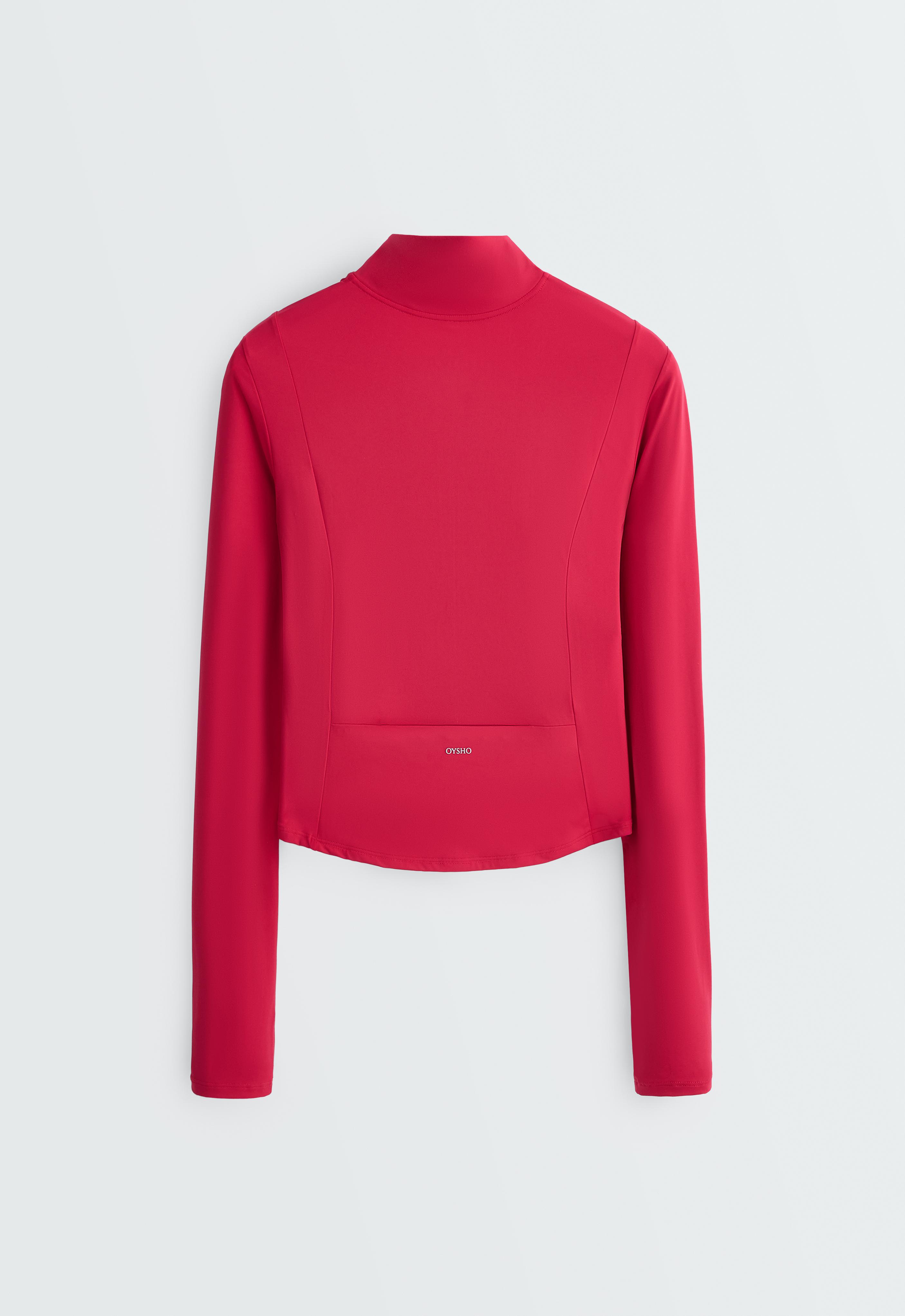 Short Light Touch technical jacket — RED