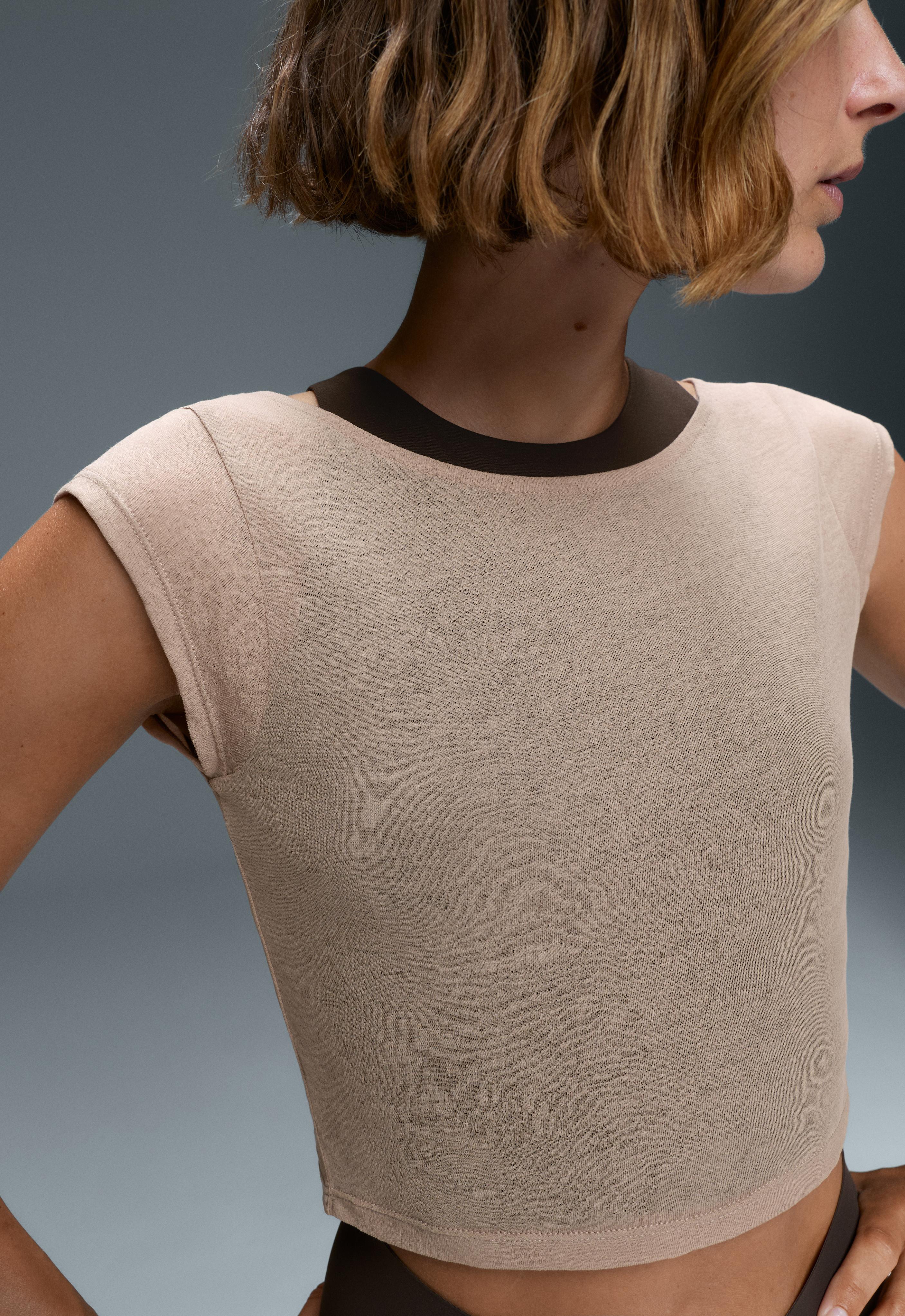 Comfortlux contrast overlay tank top