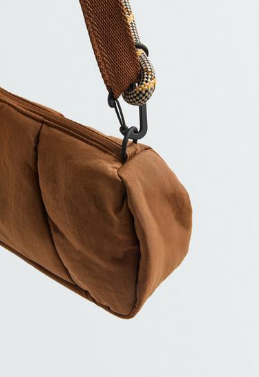 Padded crossbody bag — BROWN 5