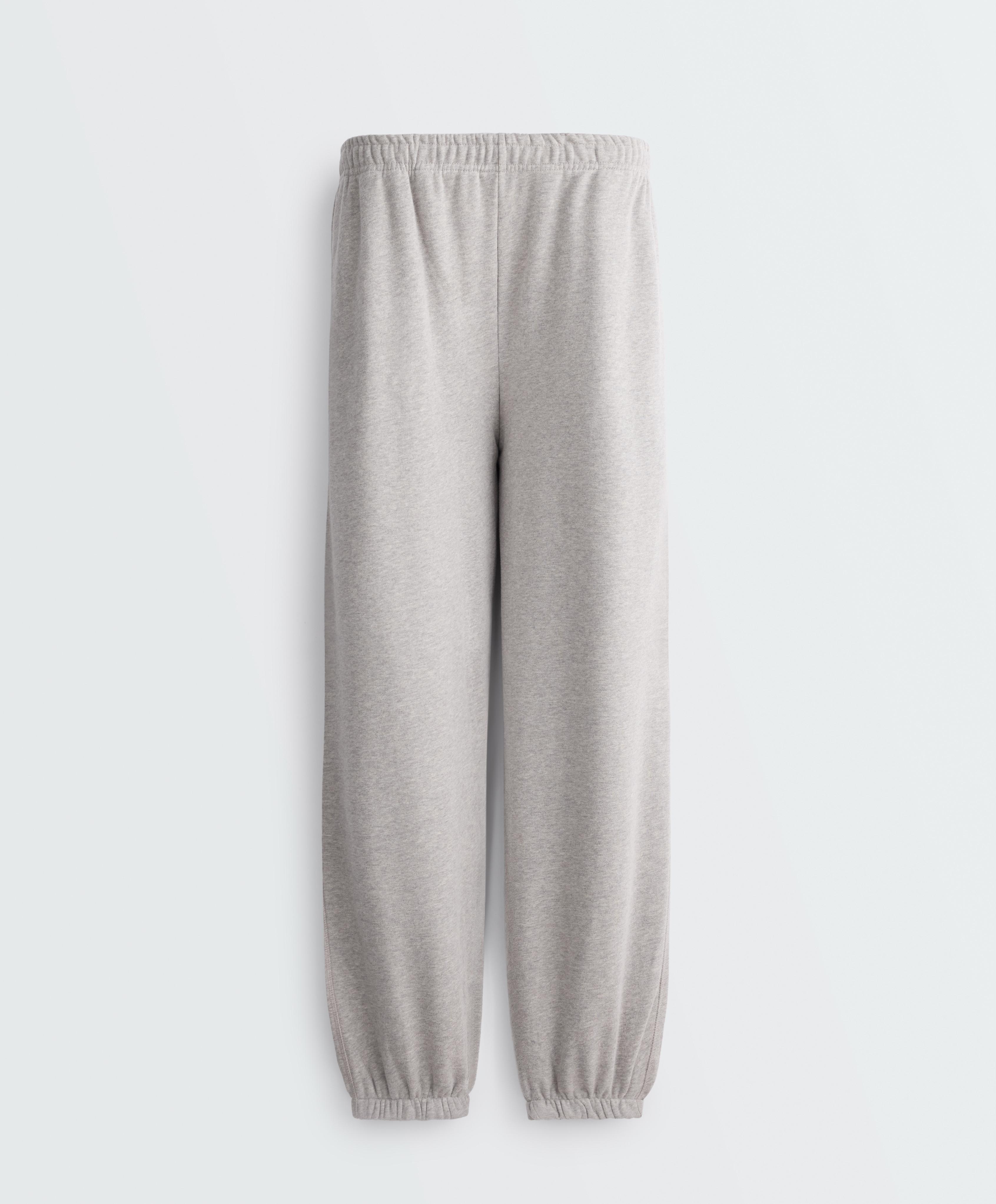 Marl fleece joggers