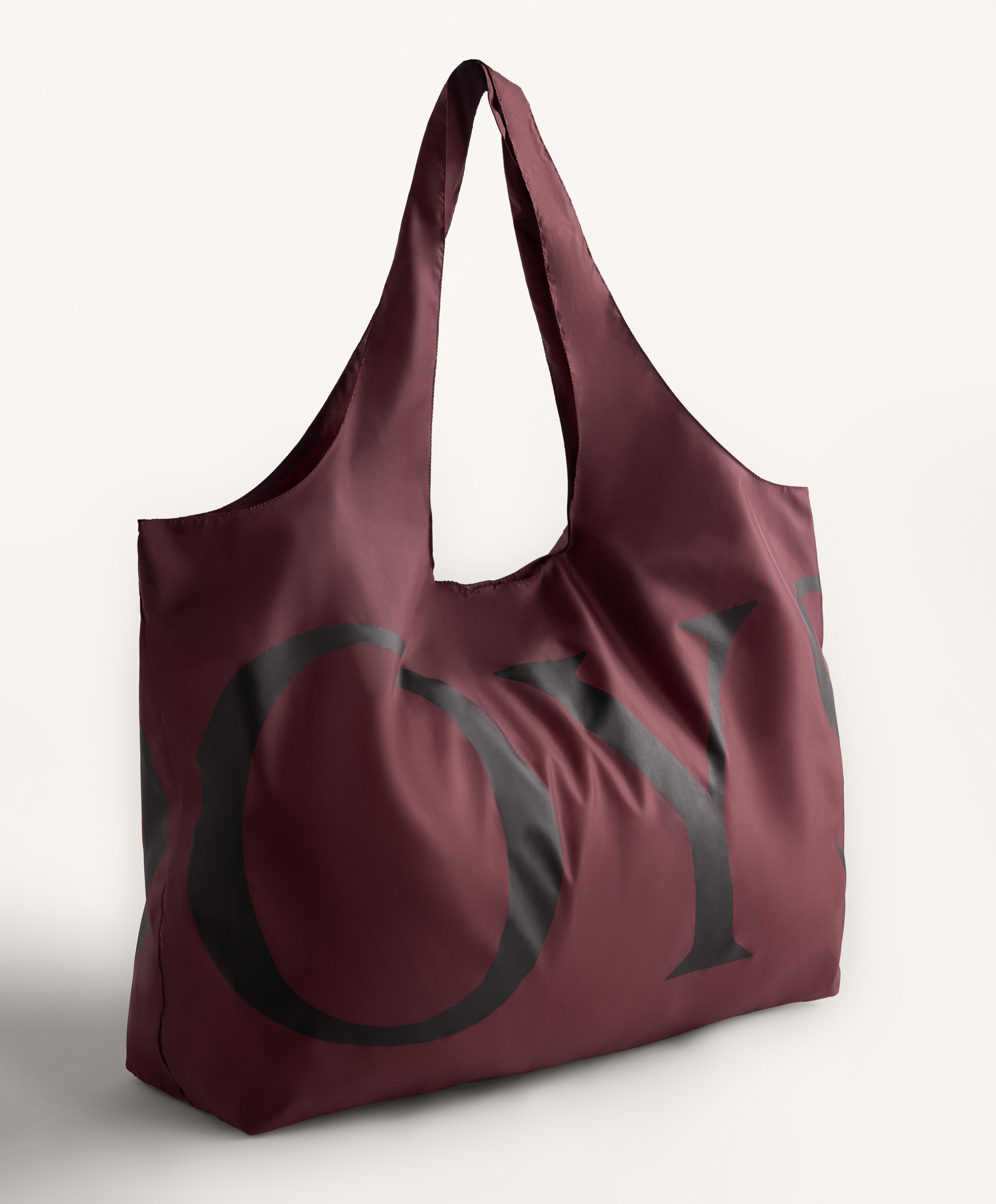 OYSHO Packable Bag — MAROON