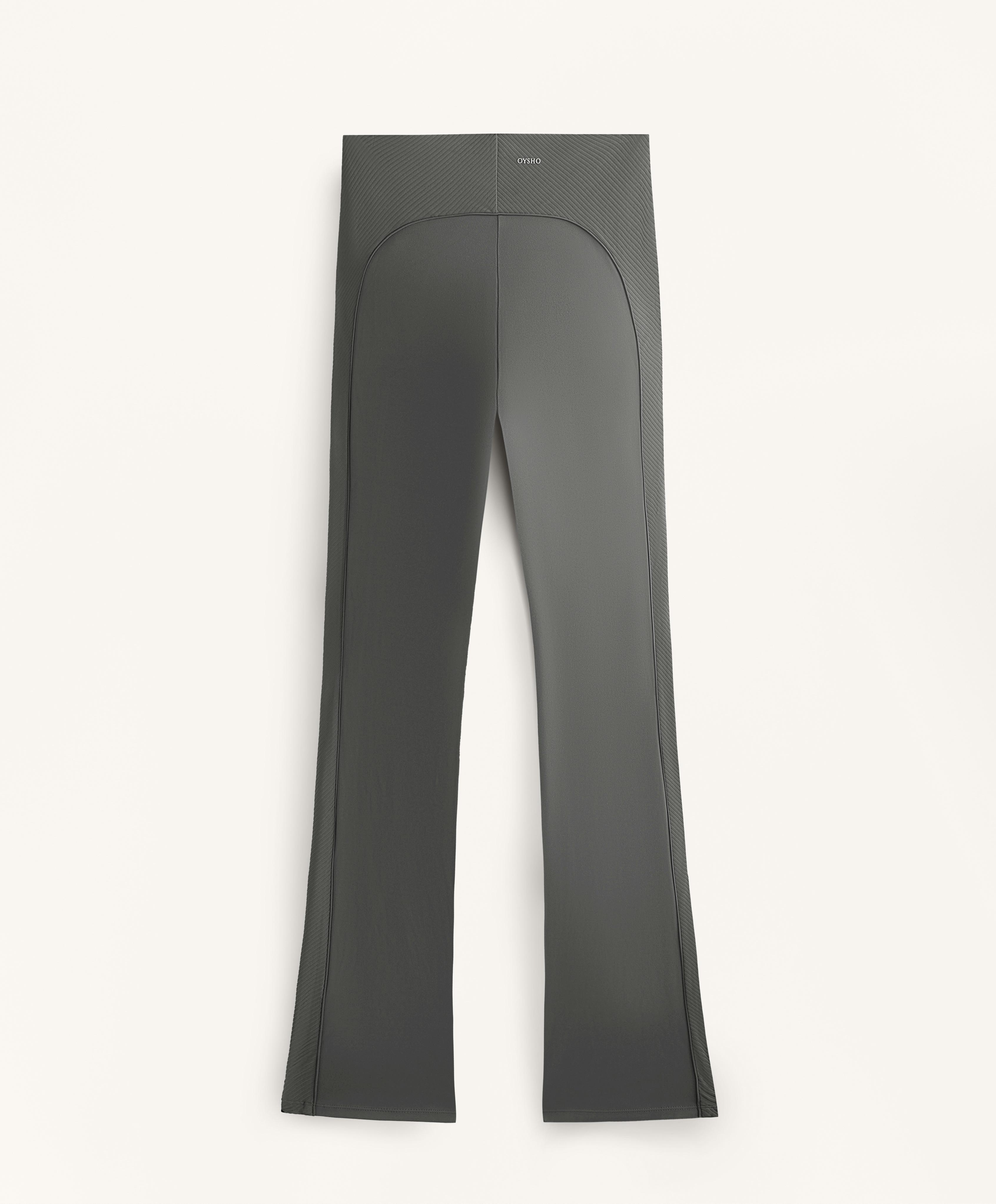 High-rise Comfortlux flare trousers with side rib High-rise Comfortlux flare trousers with side rib